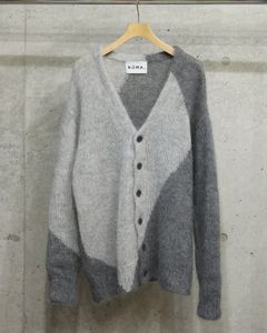 Hand-Knit Diamond Cardigan