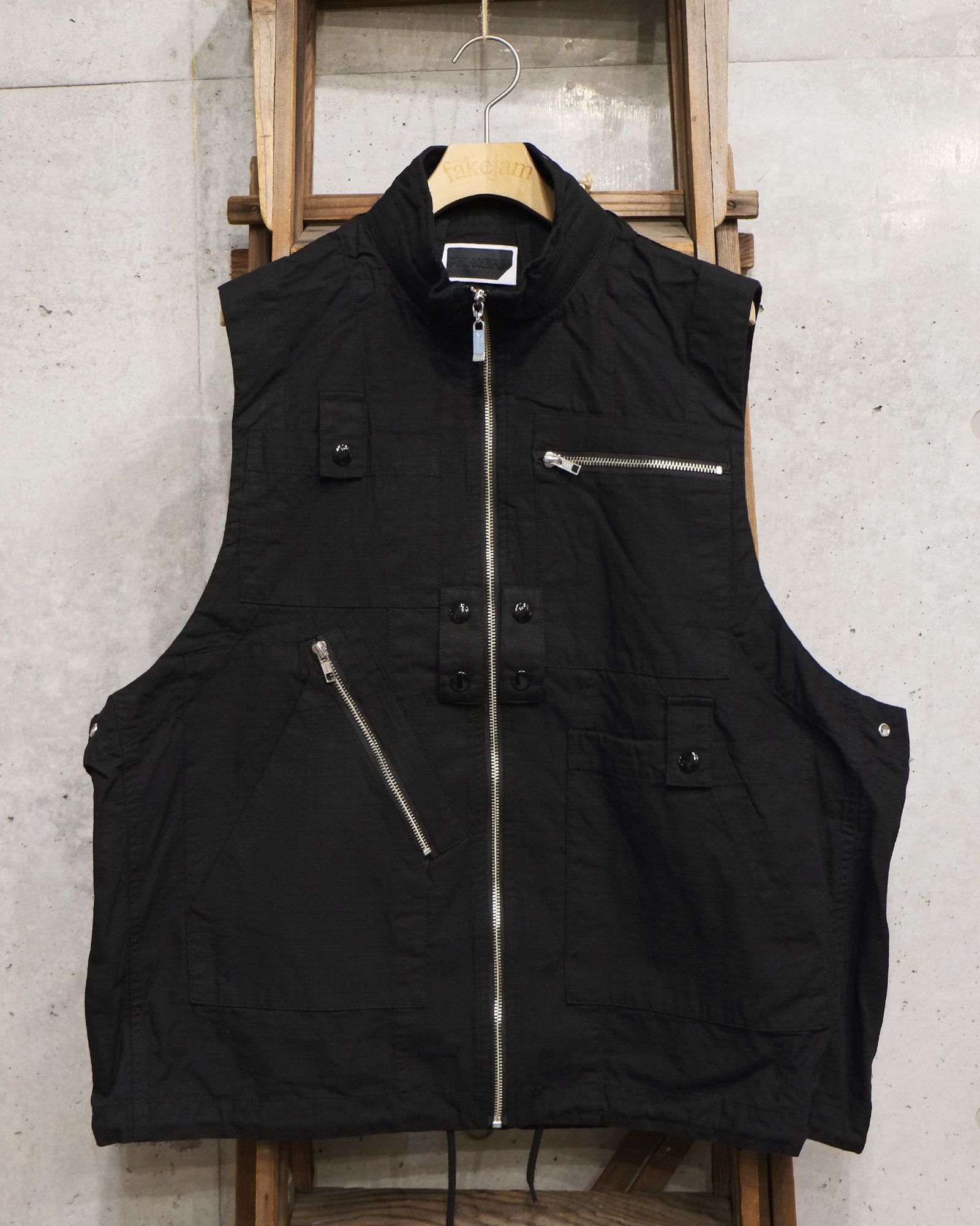 Visor Double Zip Jacket / ワークジャケット / ブラック / PD-262-JK-091