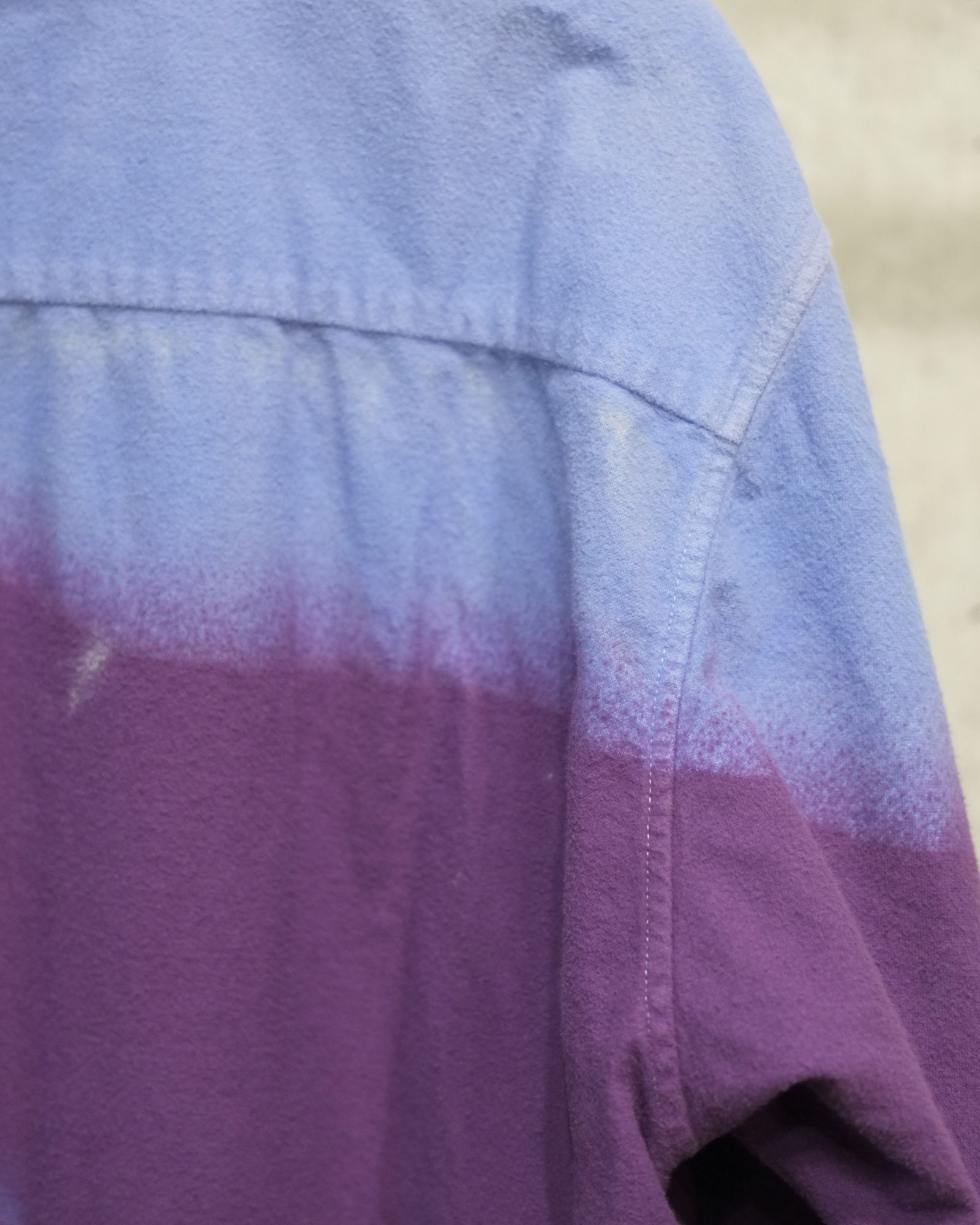 Hand Dyed Flannel Shirt