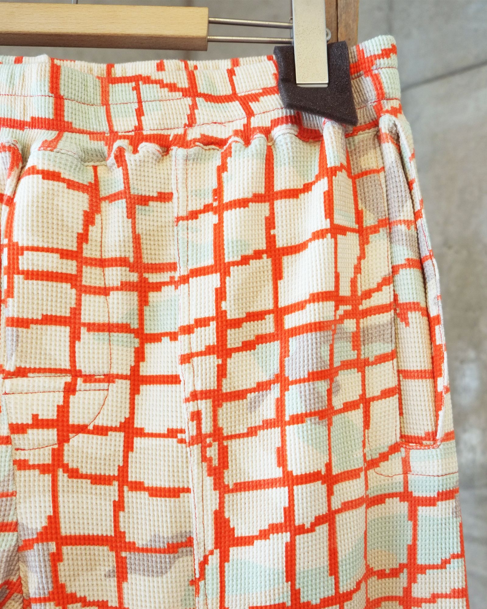 Net Waffle Pants / ワッフル パンツ / レッド / PD-262-BT-082