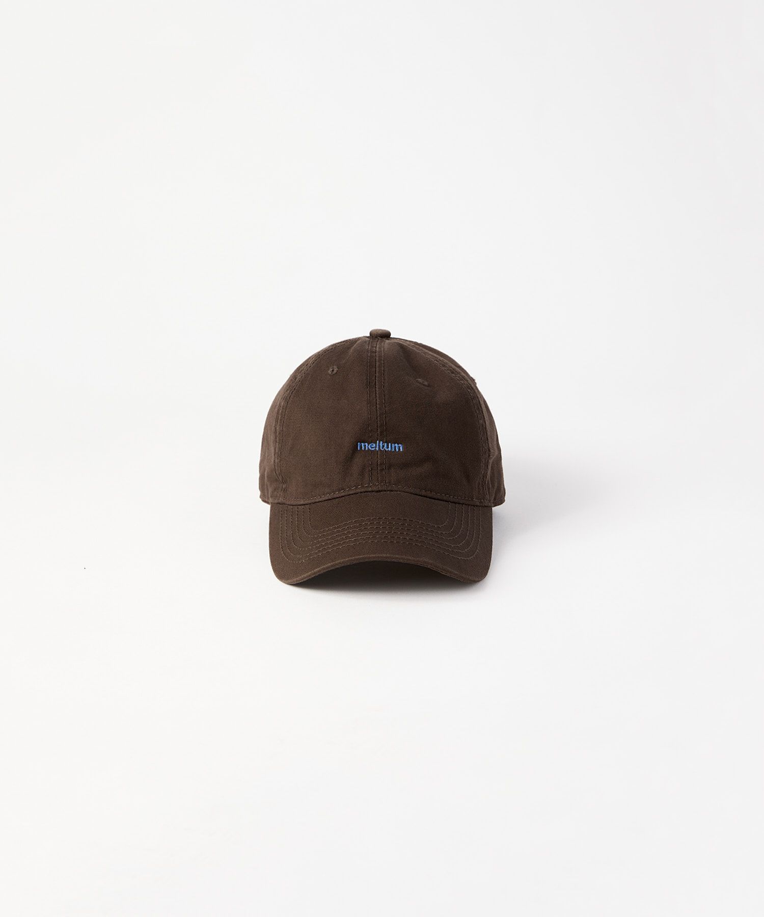 Basic Logo Cap / ベーシック ロゴ キャップ/ ブラウン / MTM-HT-0334-25-A