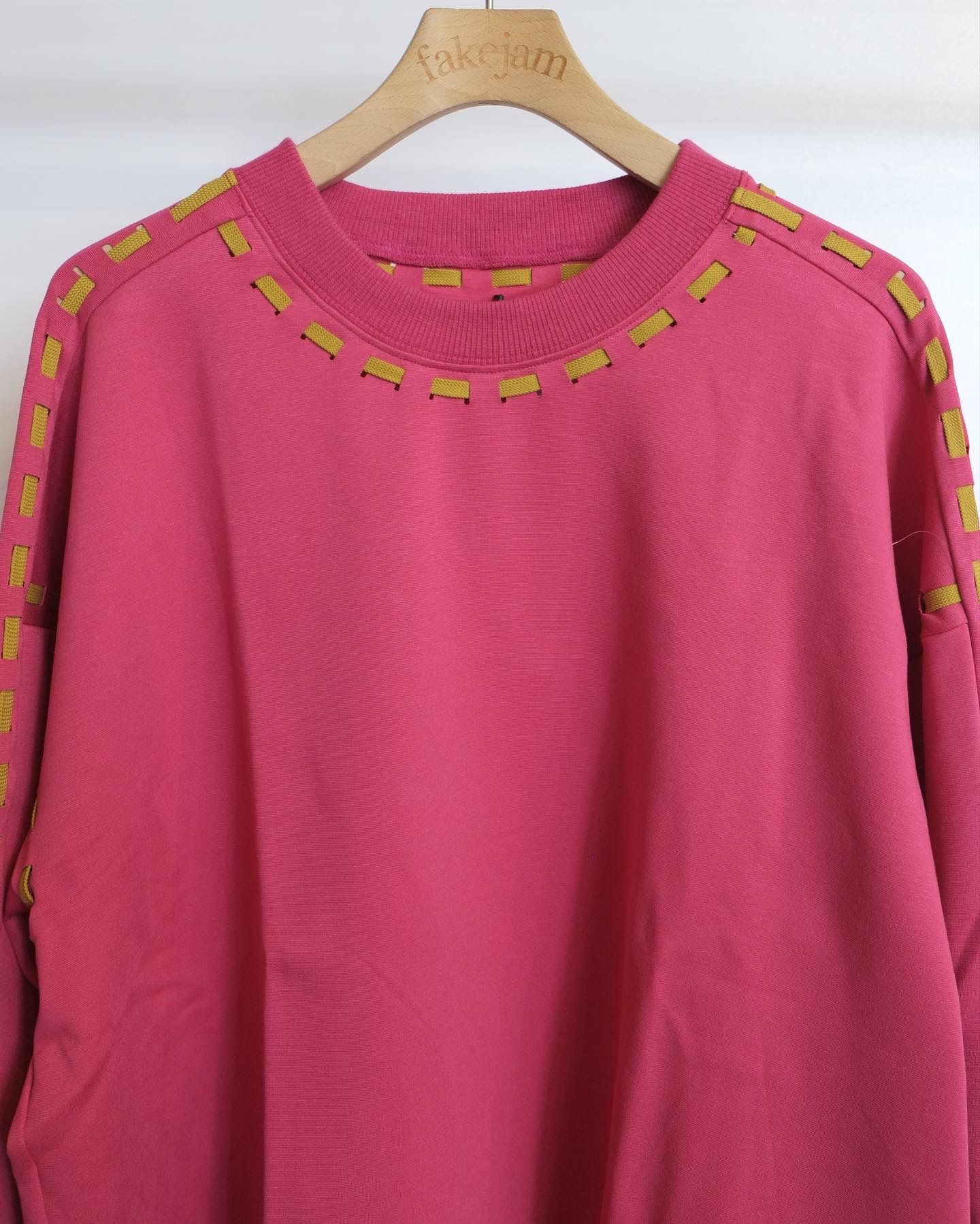 【定番デザイン】Cord Stitch Long T-Shirt / メンズ