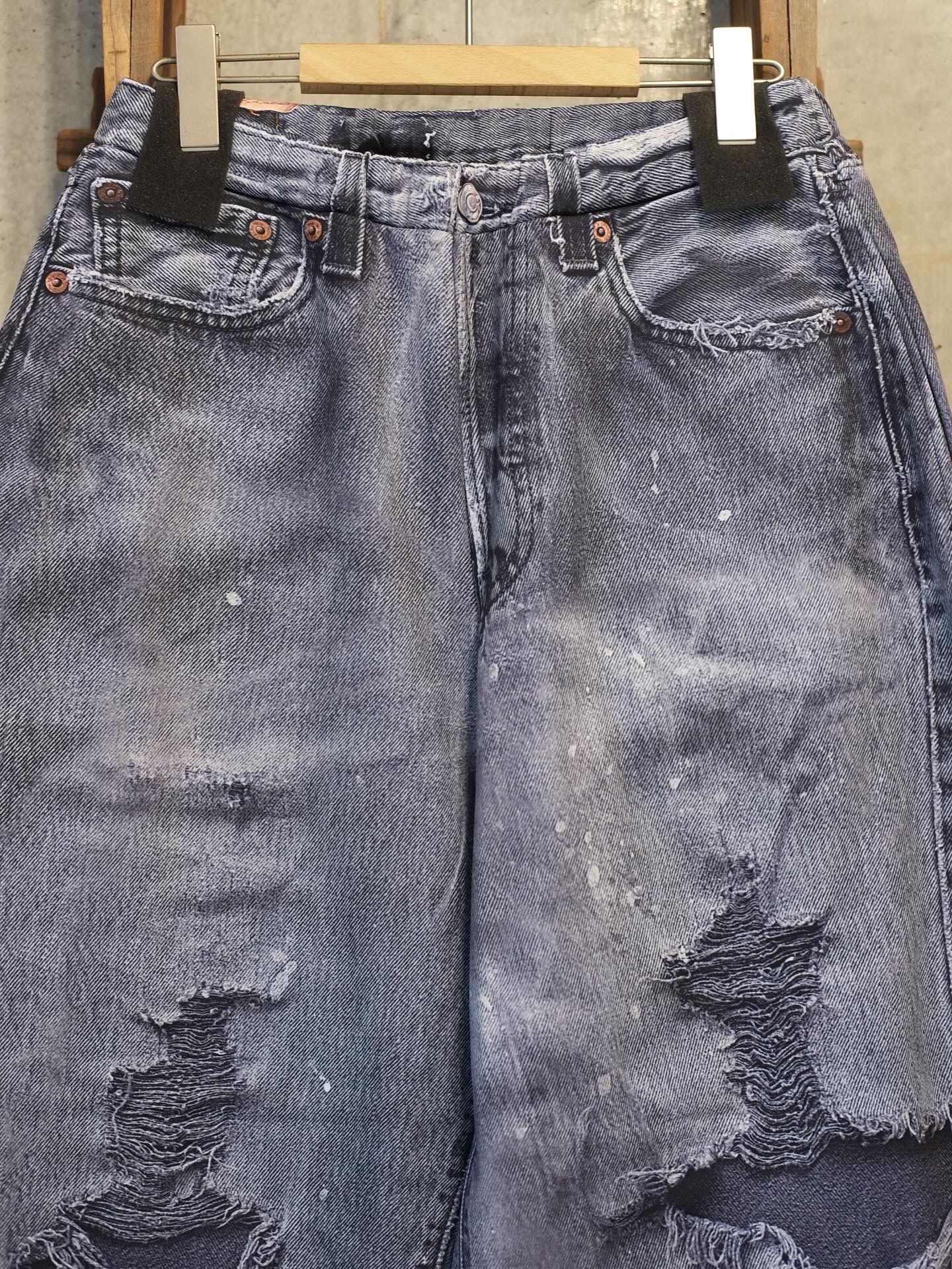 Denim Printfleece Lining Wide PT