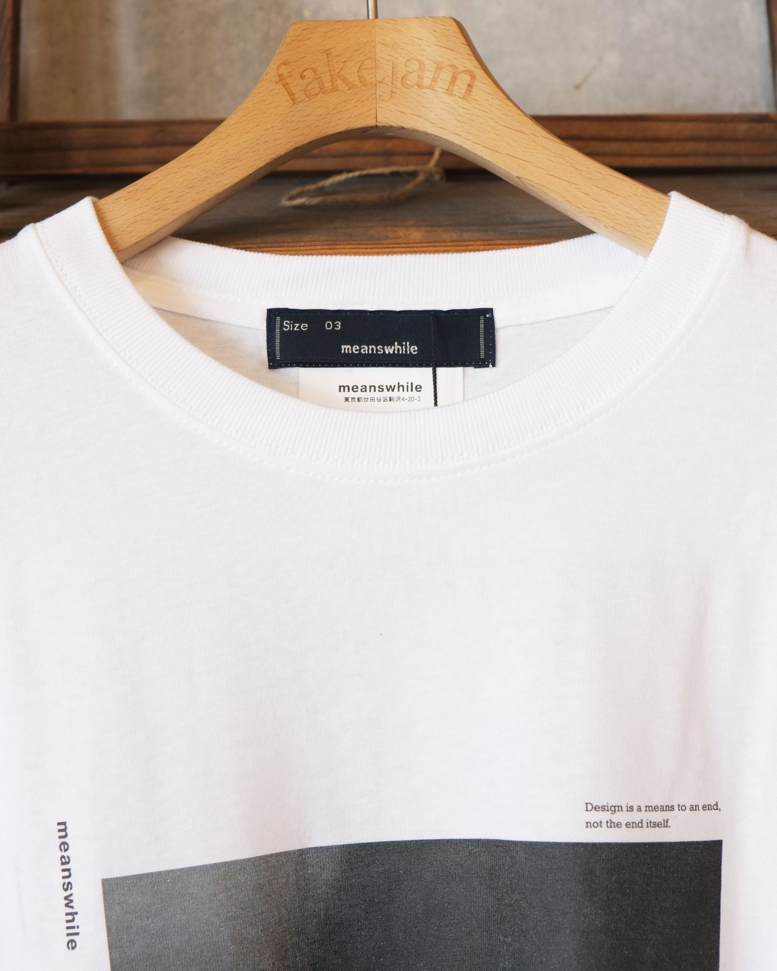 Abstract Photograph L/S Tee / ロングスリーブ Tシャツ / ホワイト / MW-CT26102