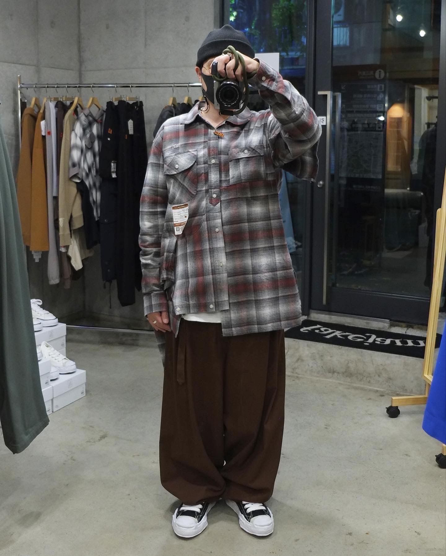 Deconstructed Ombre Check Shirt
