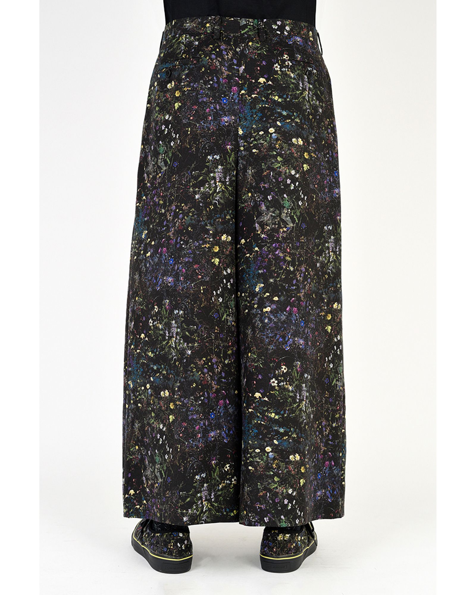LAD MUSICIAN - 2Tuck Cropped Wide Slacks | fakejam