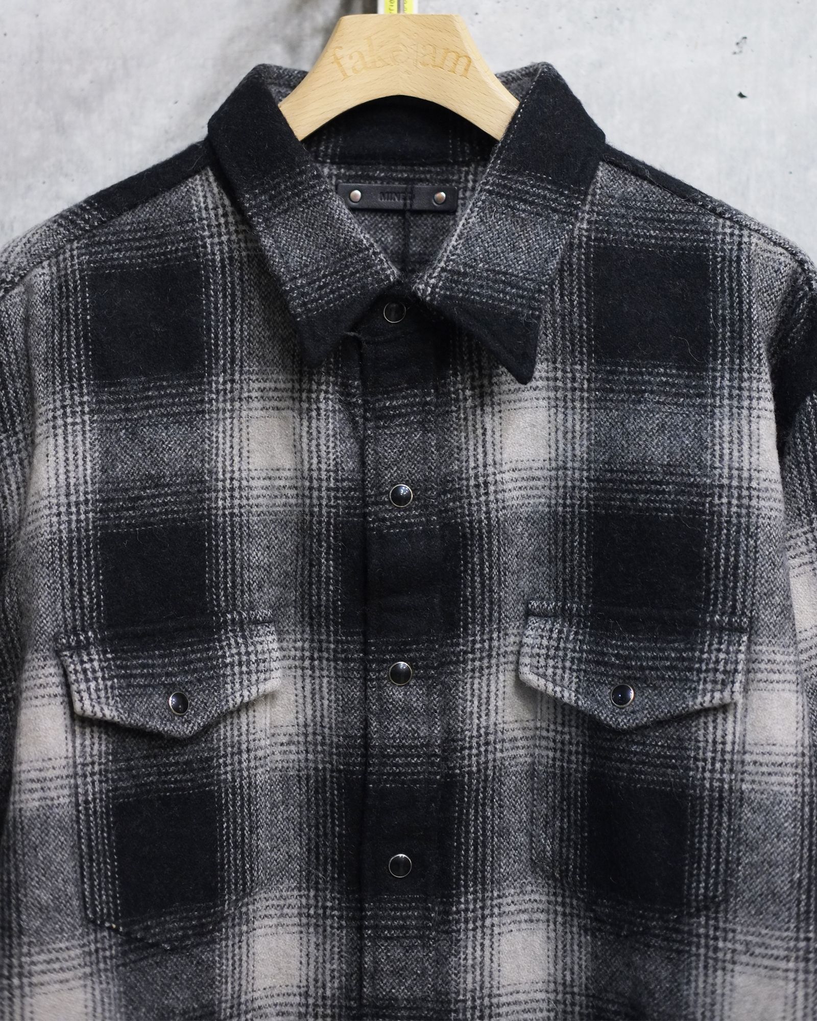 Ombre Check Flannel RF Western SH