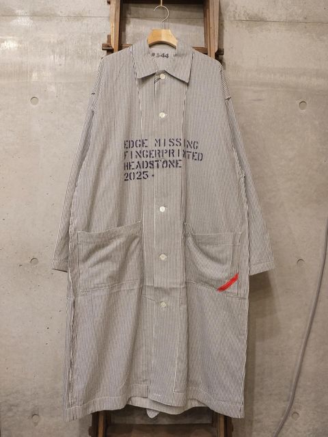 Hand-Stenciled Sleeper Stripe