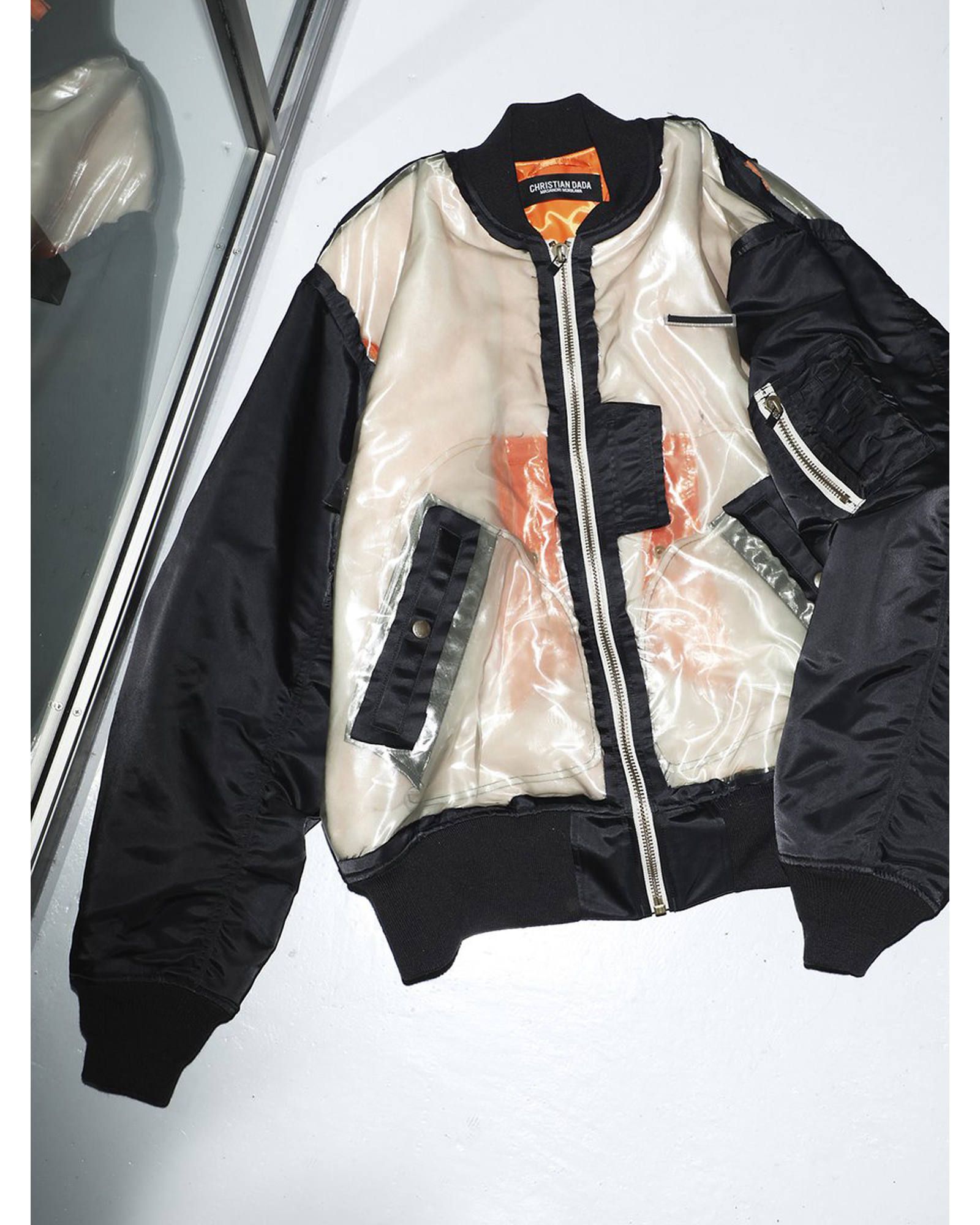 CHRISTIAN DADA - Graphic Print Skeleton Bomber Jacket | fakejam