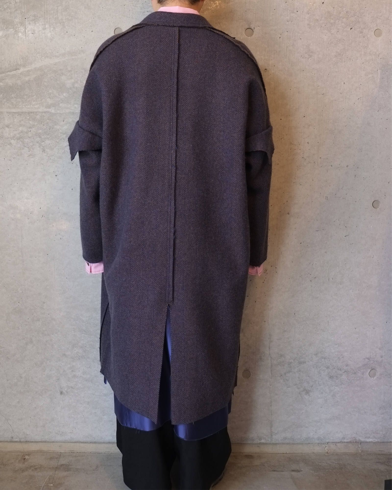 人気色 ●新品 sulvam 19AW BREAK OVER COAT コート アウター