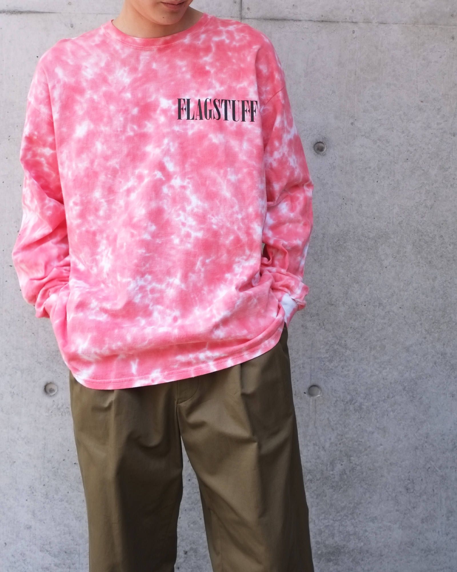 "fade away" L/S Tee(TIEDYE)