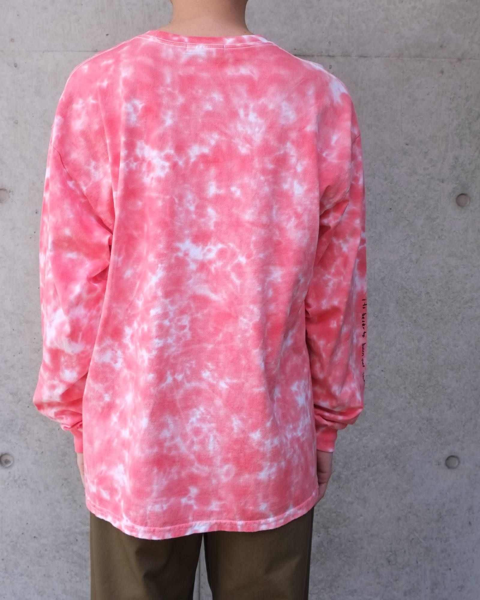 "fade away" L/S Tee(TIEDYE)