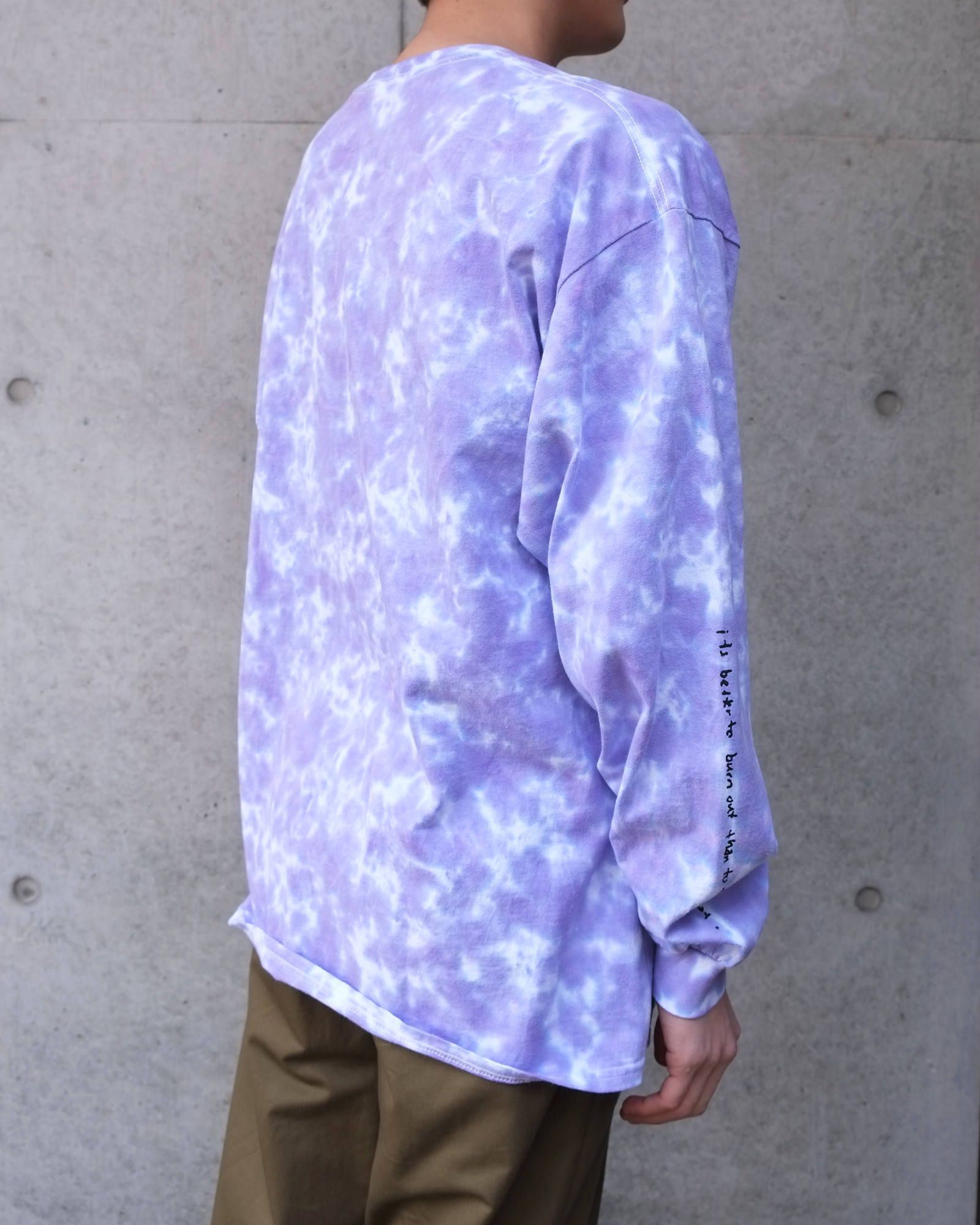 "fade away" L/S Tee(TIEDYE)
