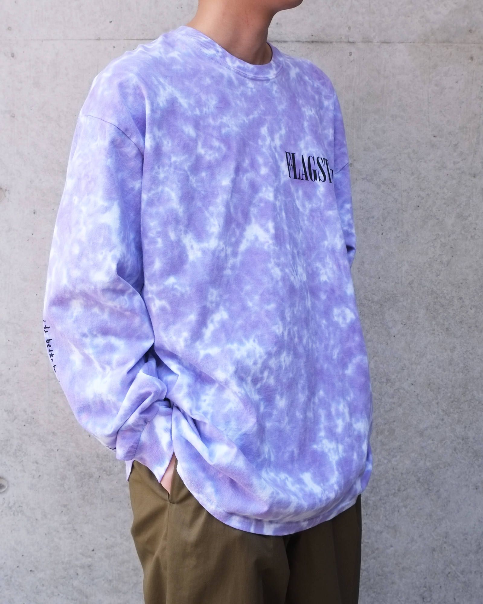 "fade away" L/S Tee(TIEDYE)