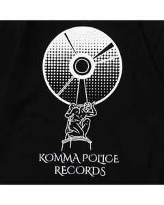 KOMMA POLICE RECORDS designed by Hiroki Niwa (KAKUOZAN LARDER)