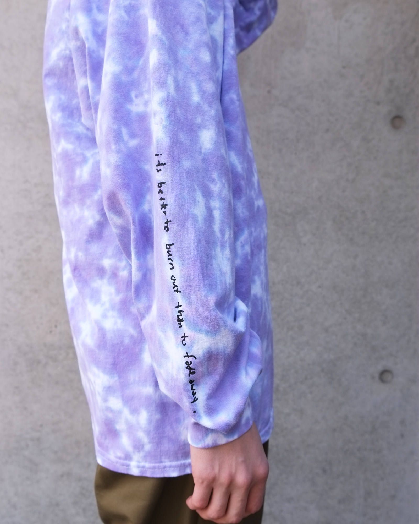 "fade away" L/S Tee(TIEDYE)