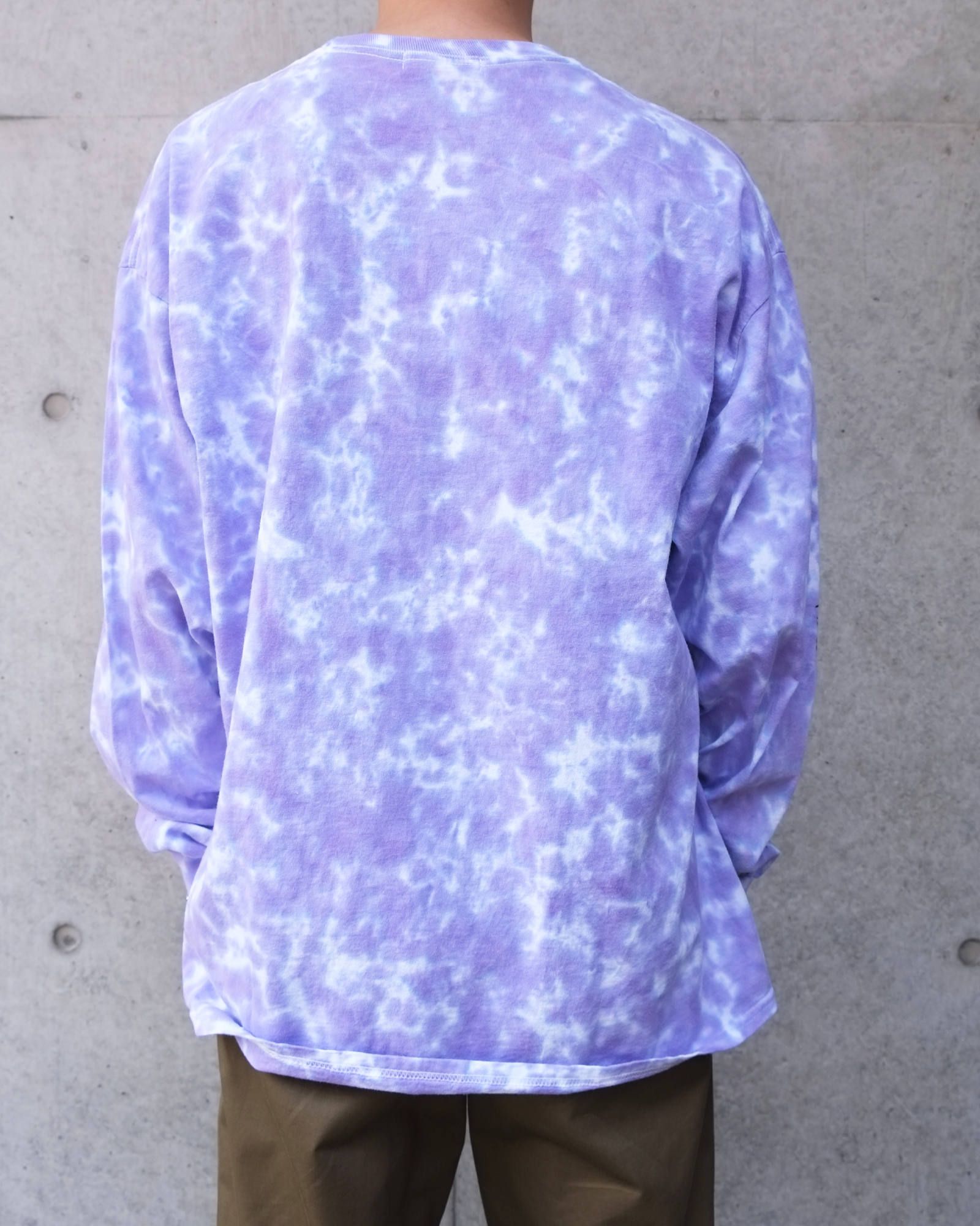"fade away" L/S Tee(TIEDYE)