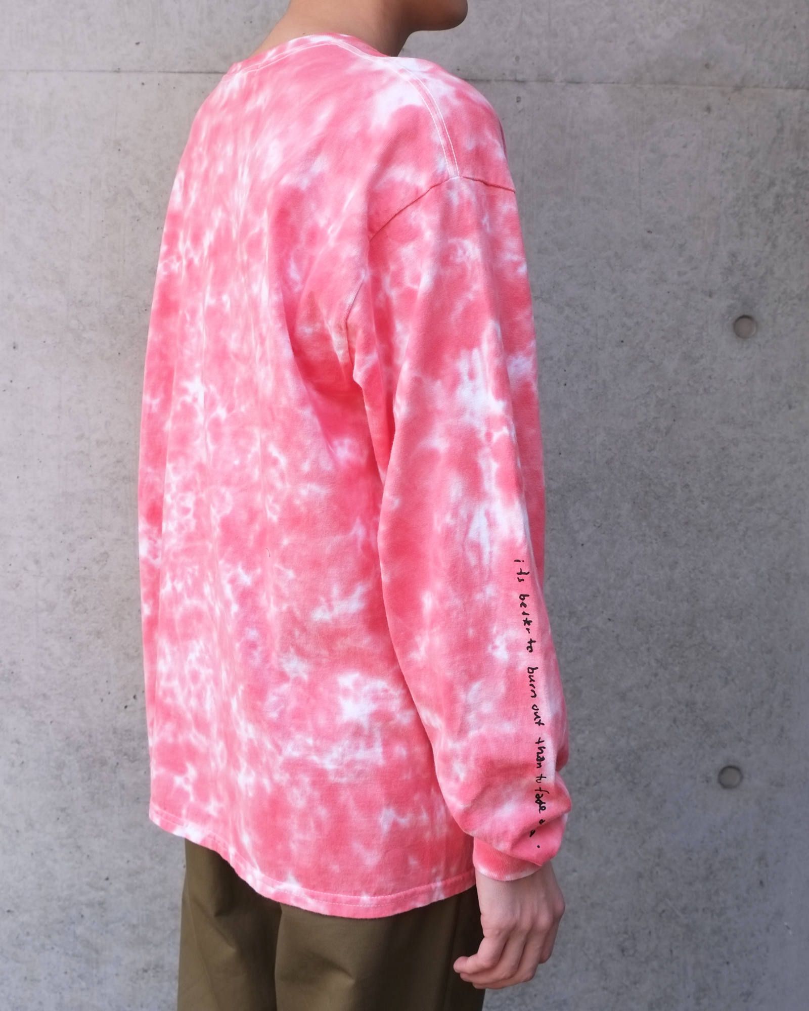 "fade away" L/S Tee(TIEDYE)