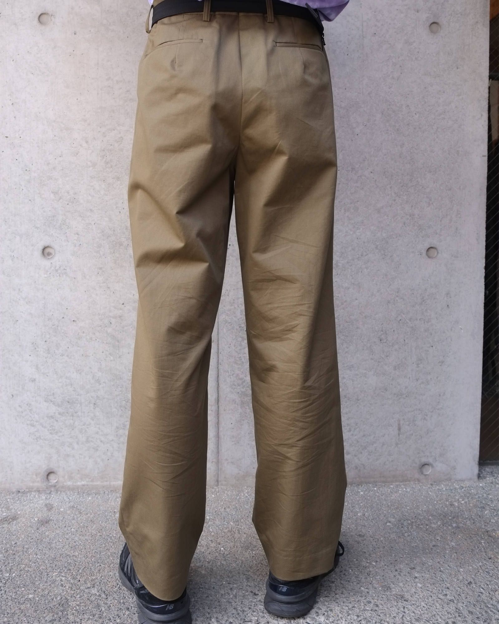 Hi wast wide trousers.