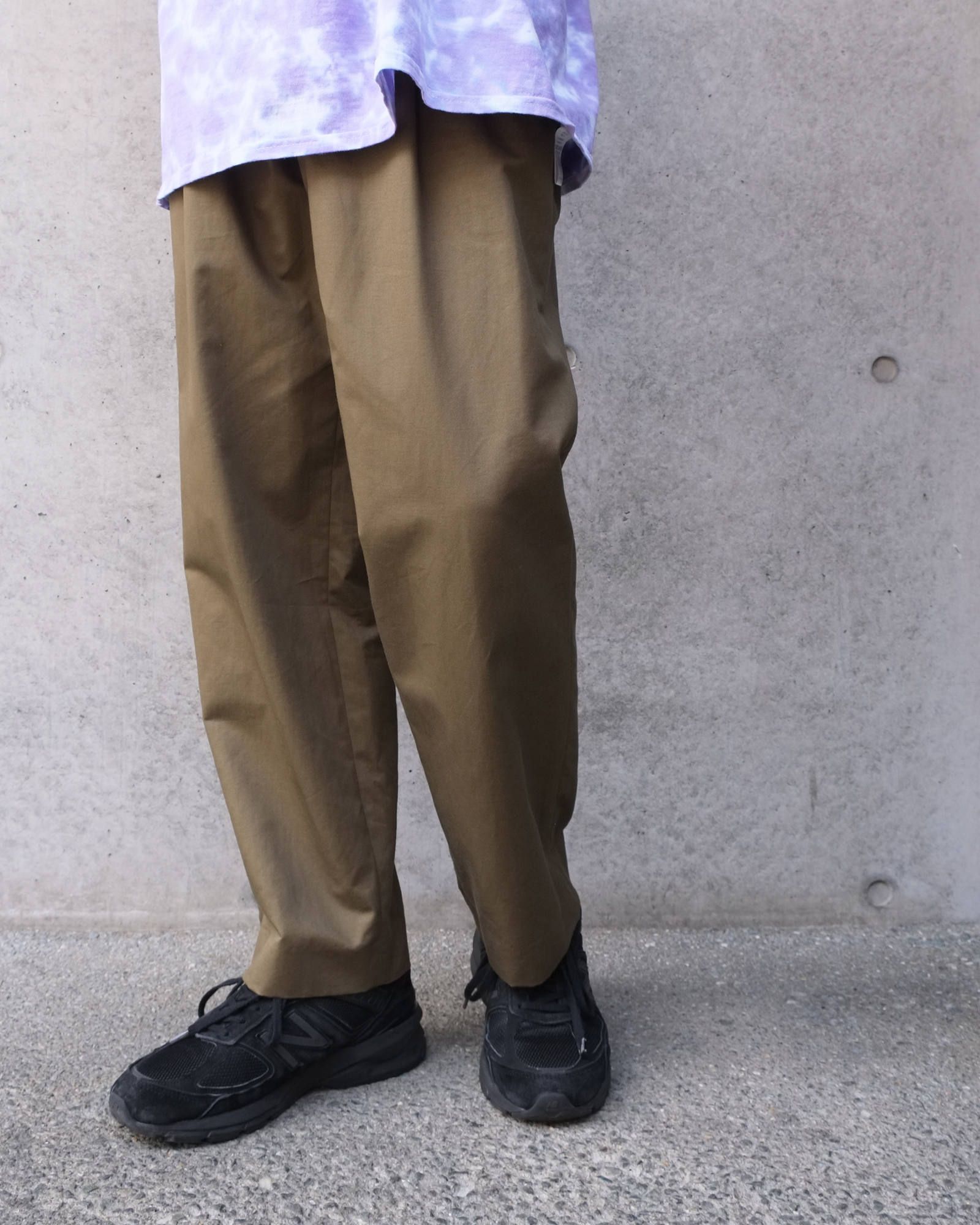Hi wast wide trousers.