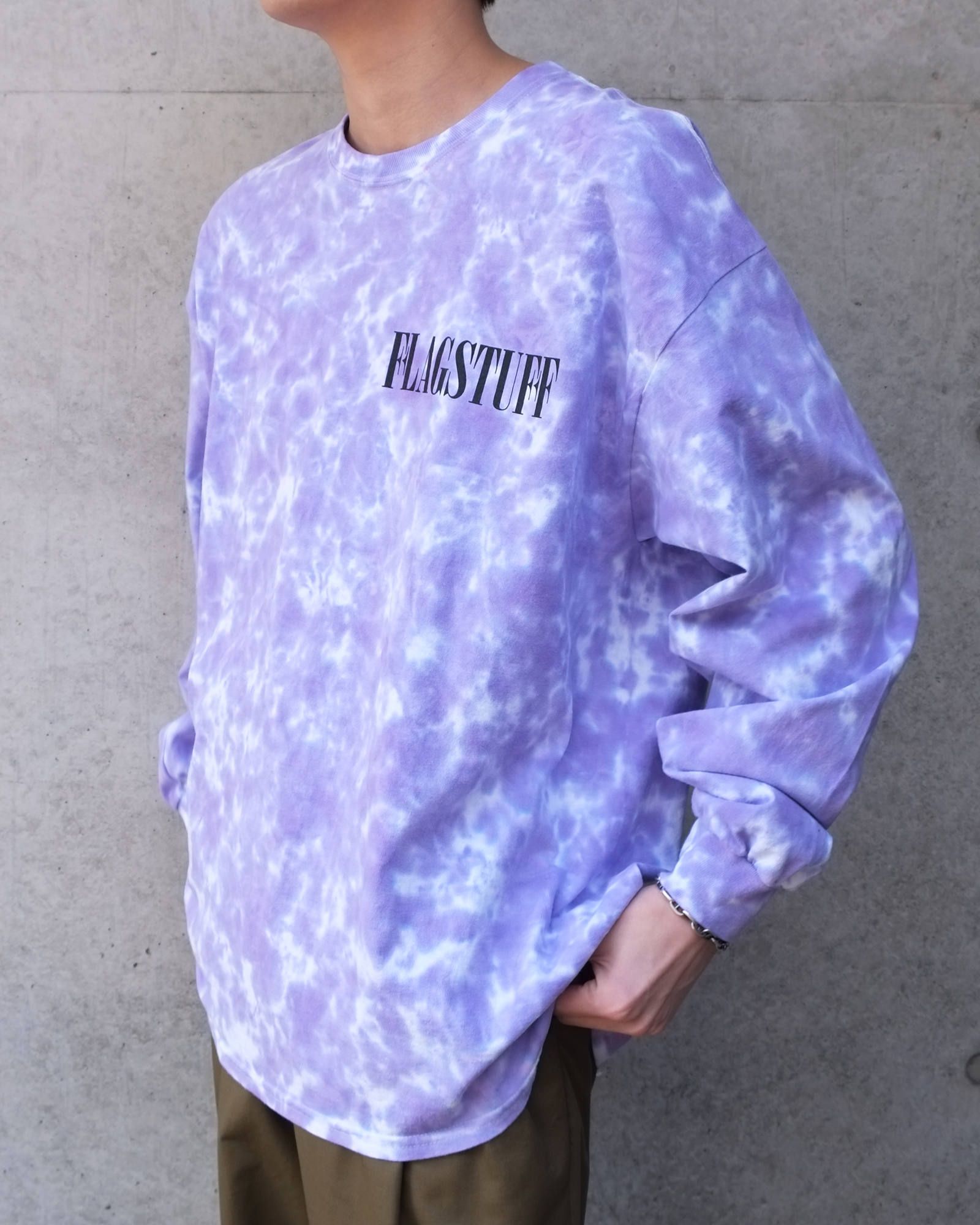 "fade away" L/S Tee(TIEDYE)