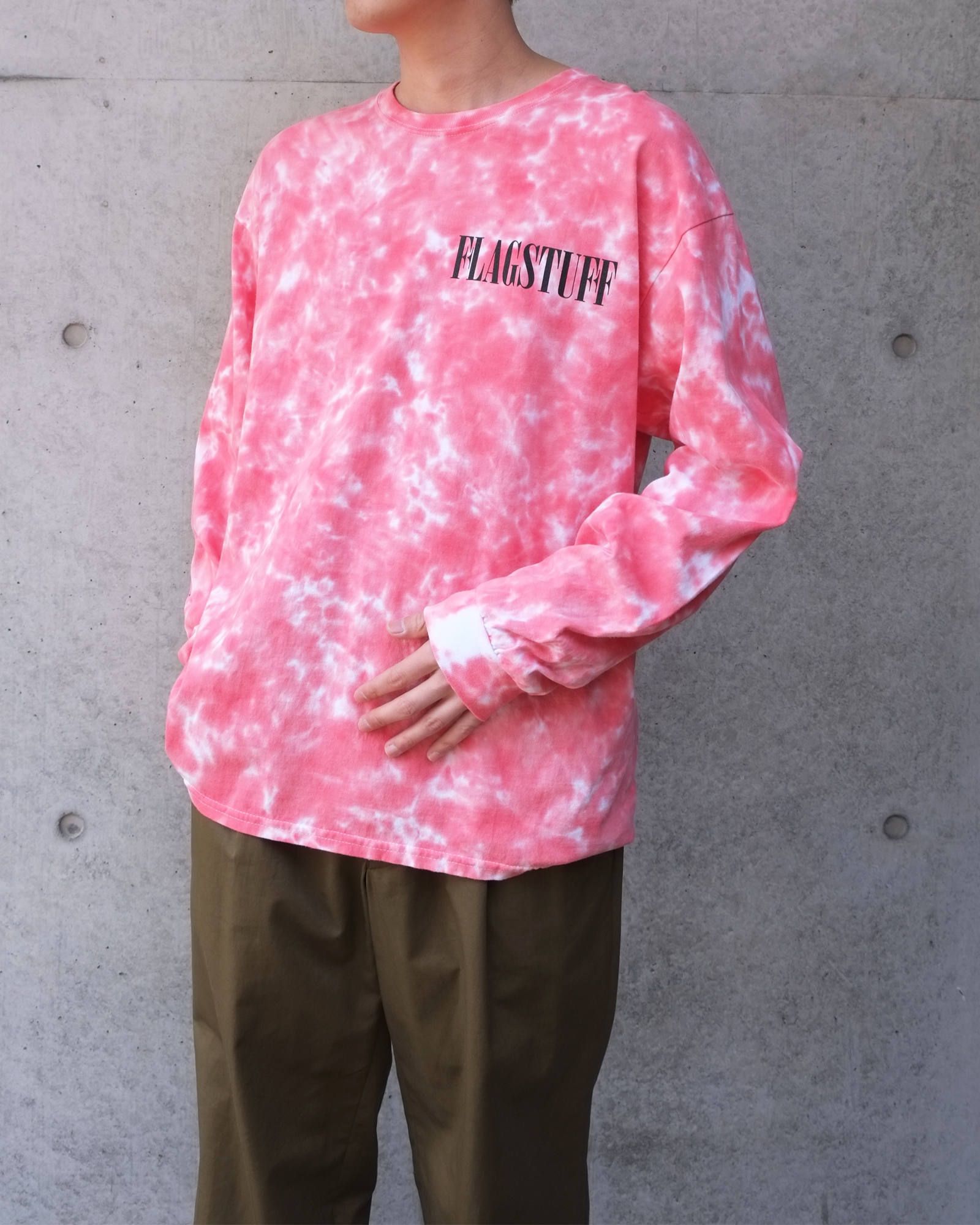 "fade away" L/S Tee(TIEDYE)
