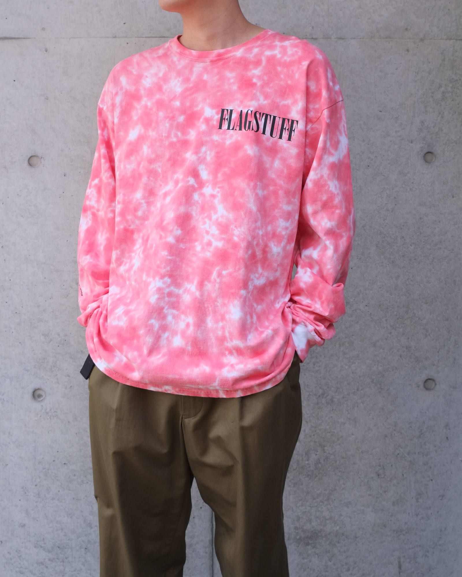 "fade away" L/S Tee(TIEDYE)