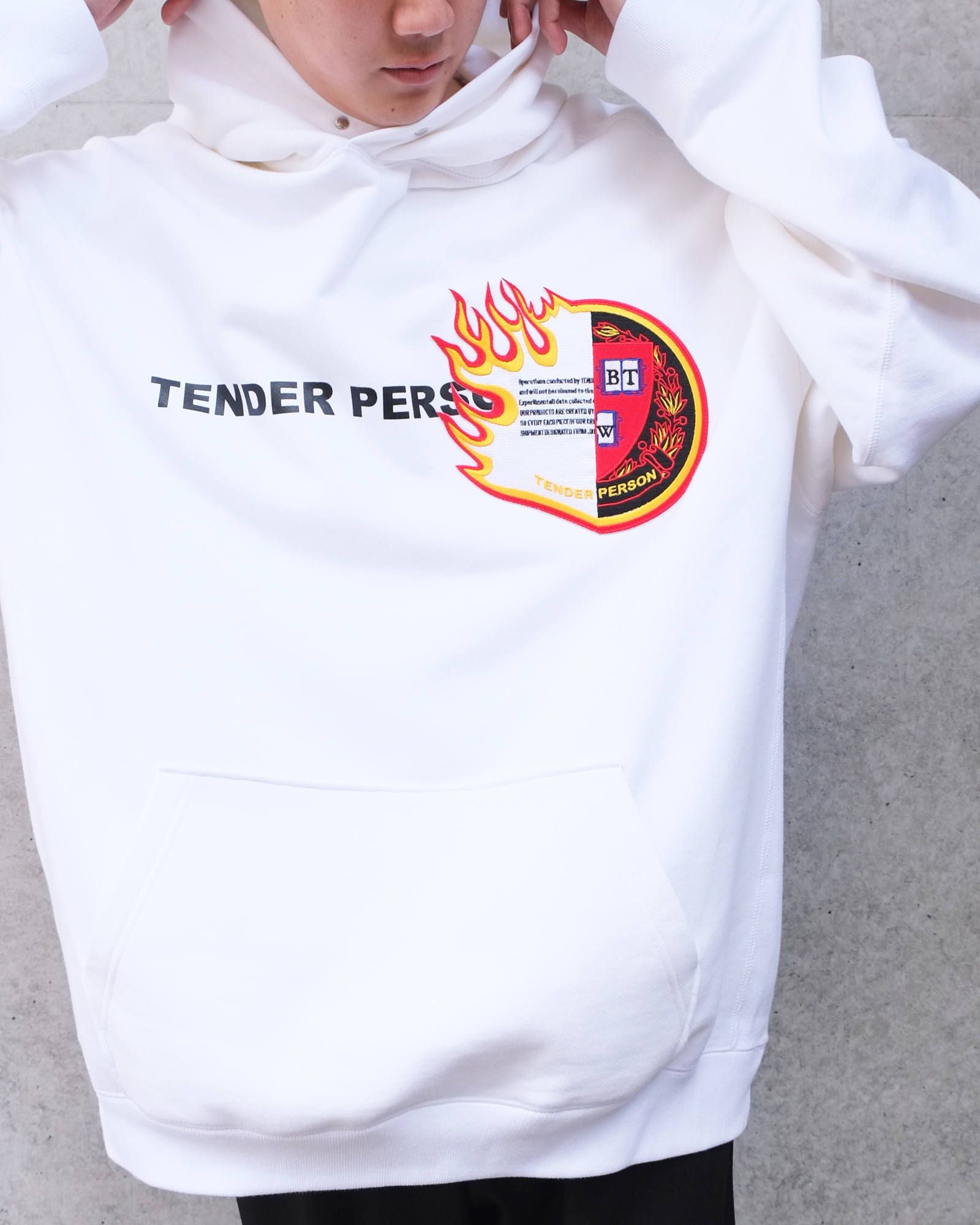 TENDER PERSON - Emblem Hoodie | fakejam