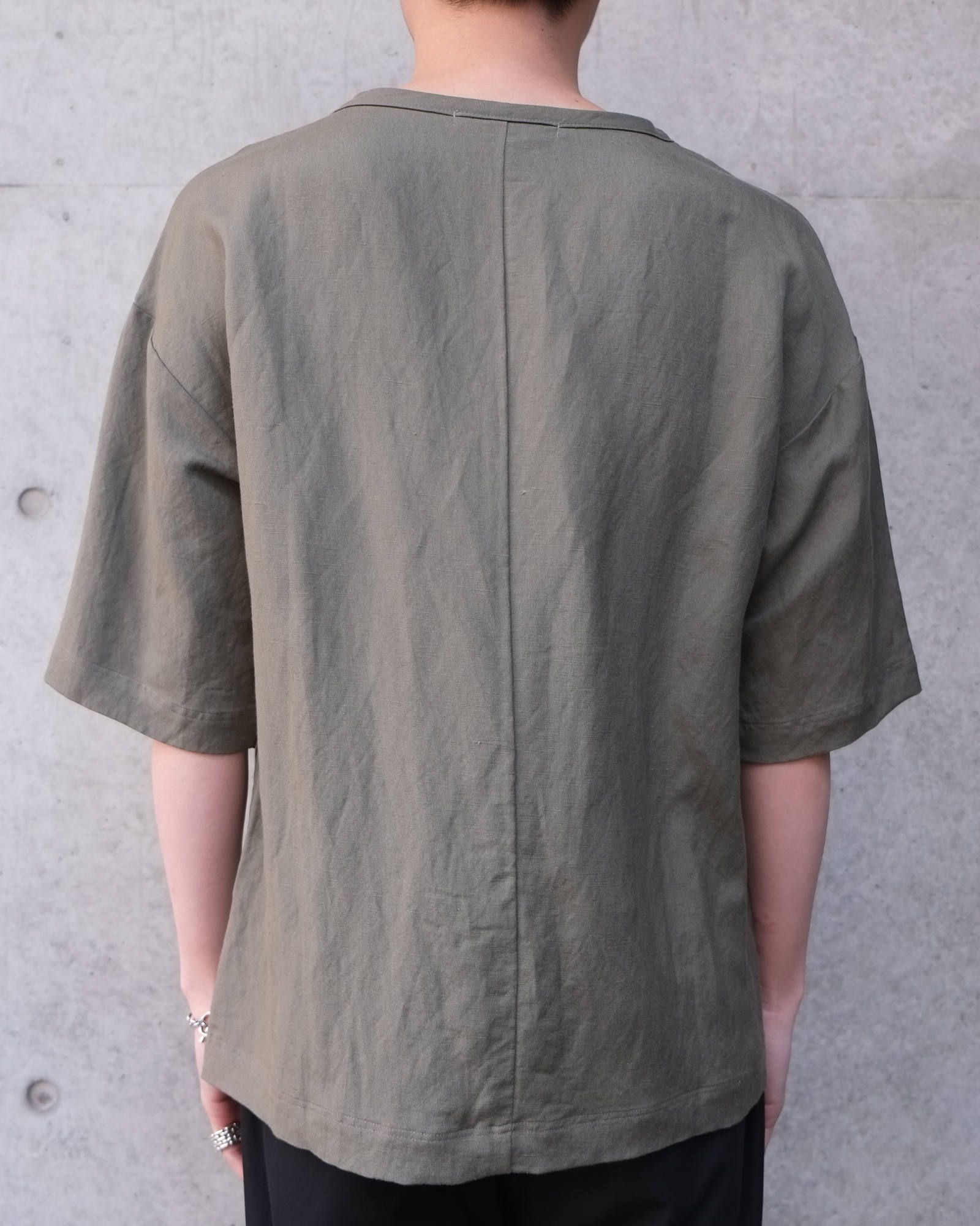 linen rayon t-shirt.