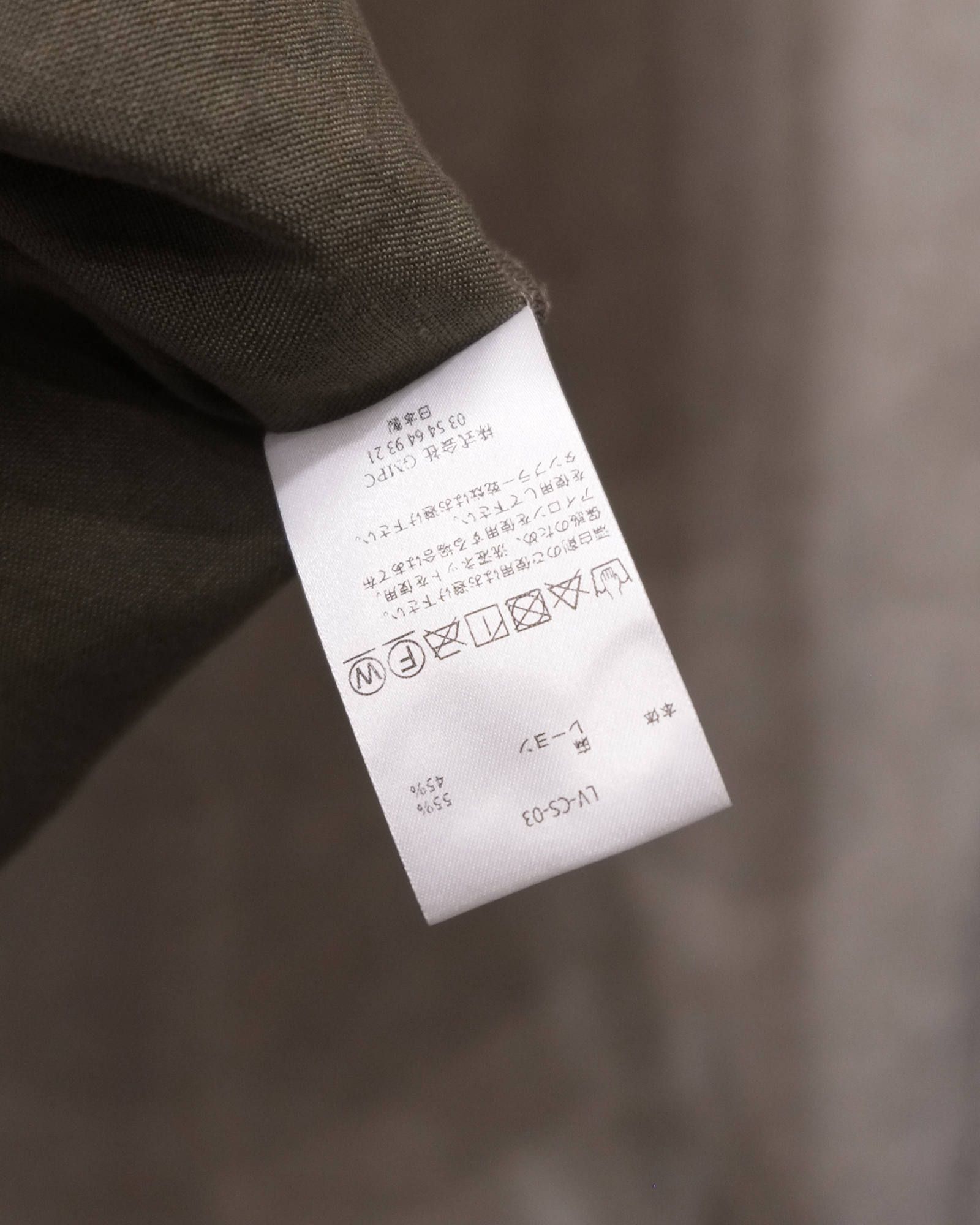 linen rayon t-shirt.