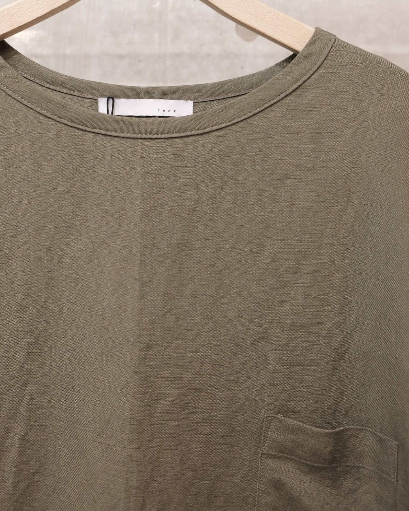 linen rayon t-shirt.