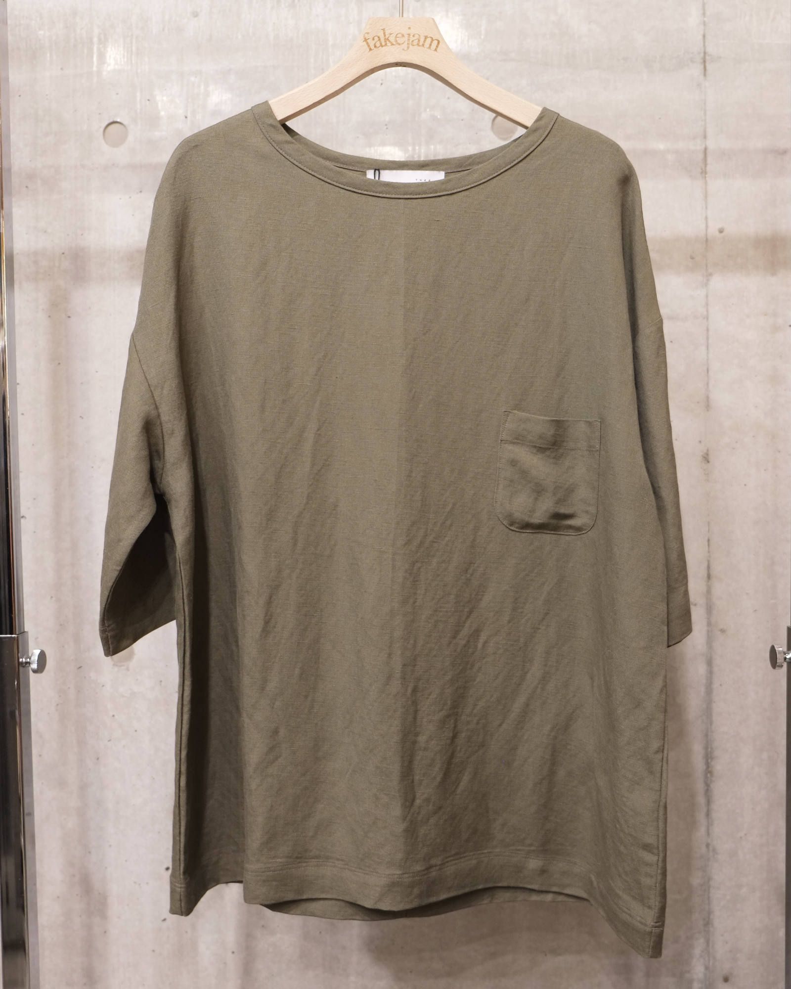 linen rayon t-shirt.