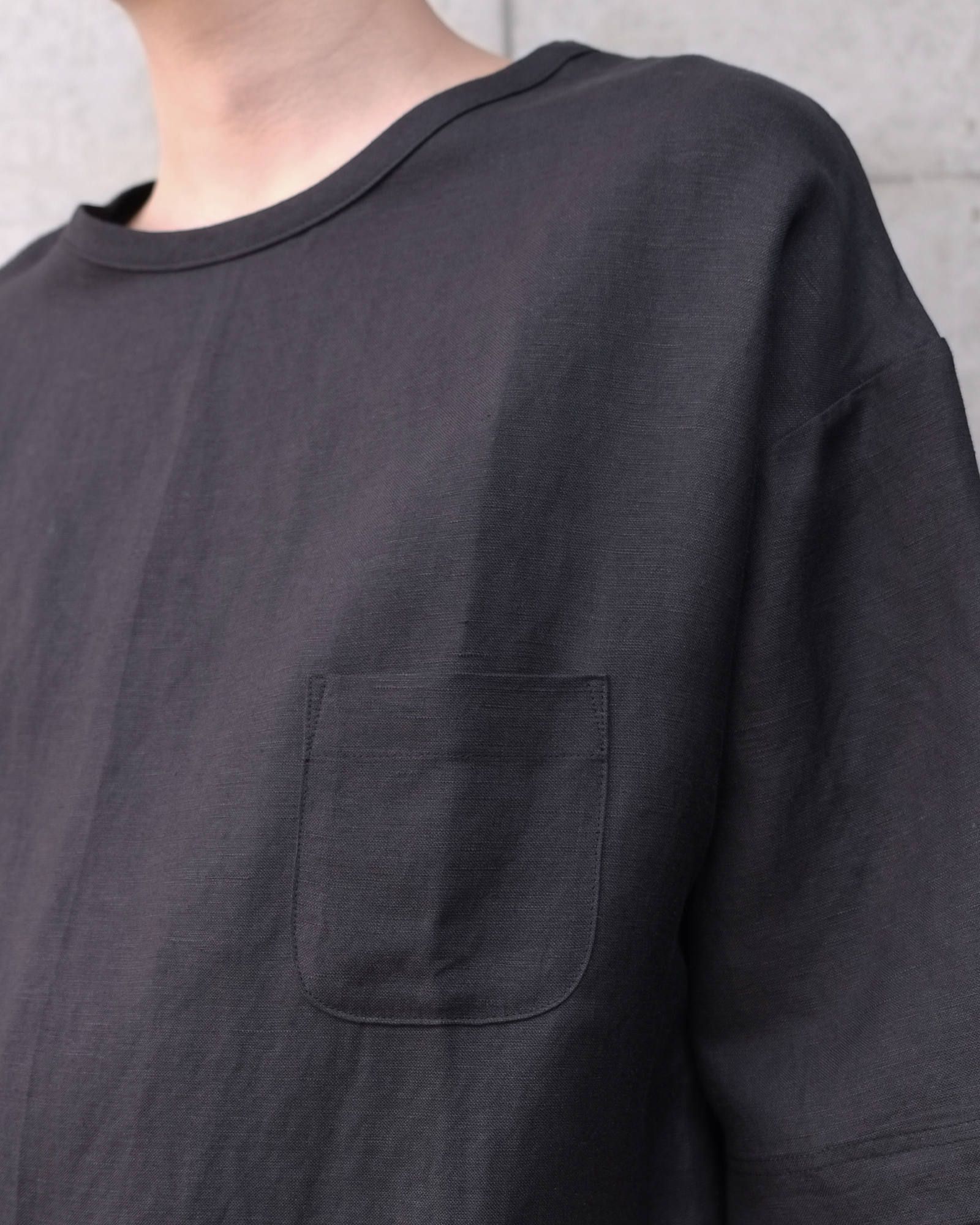 linen rayon t-shirt.