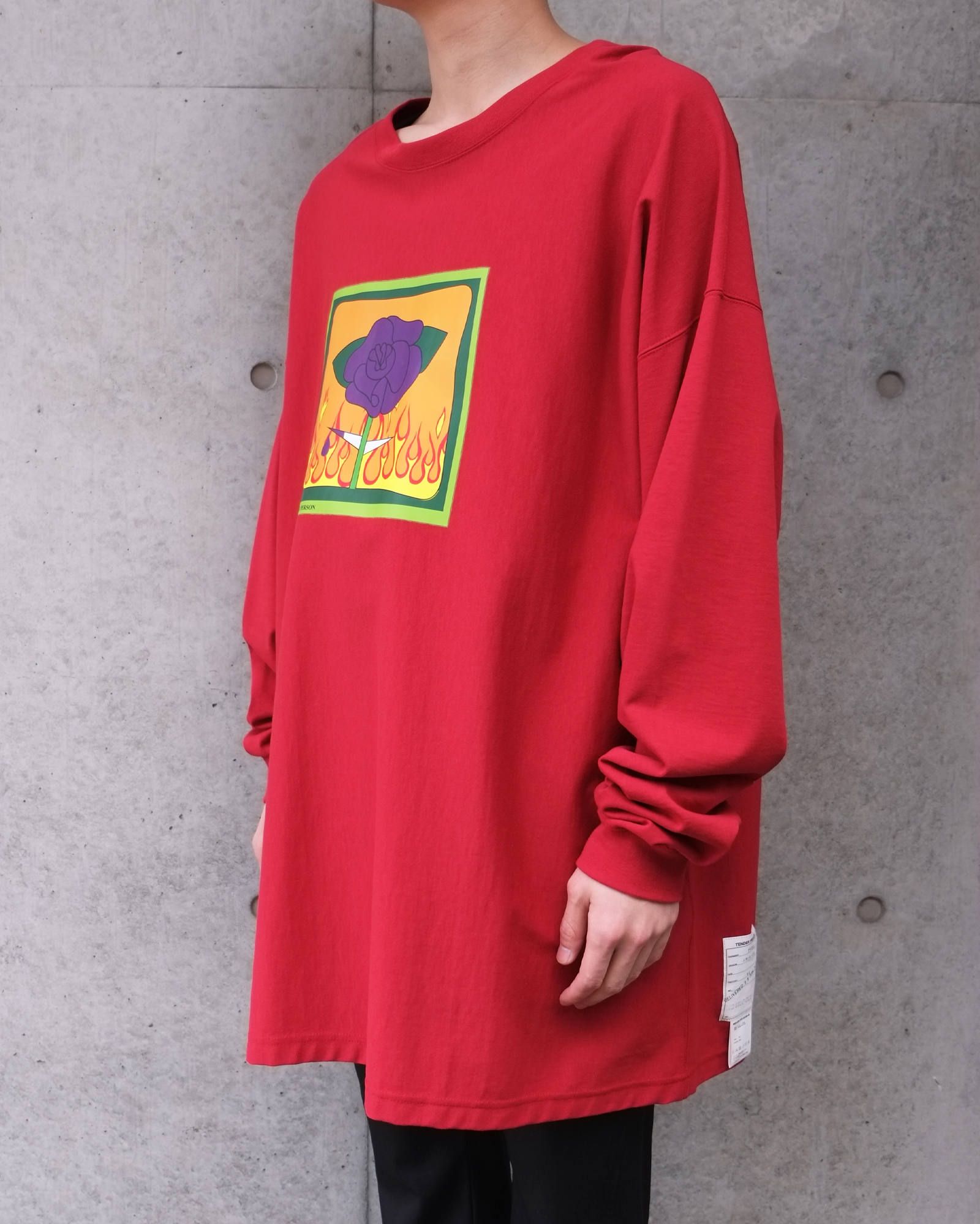 Oversized Rose Long Tee