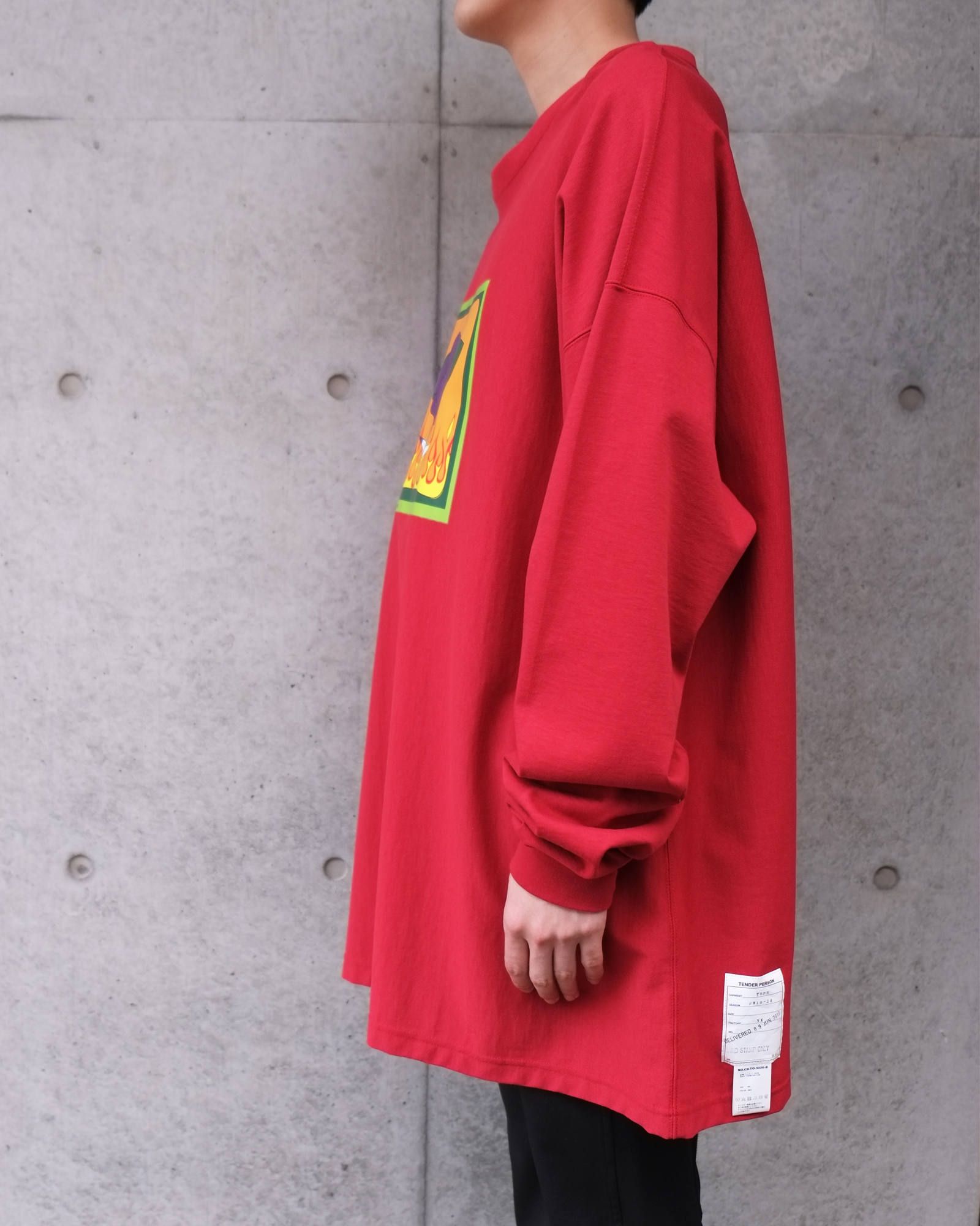 Oversized Rose Long Tee