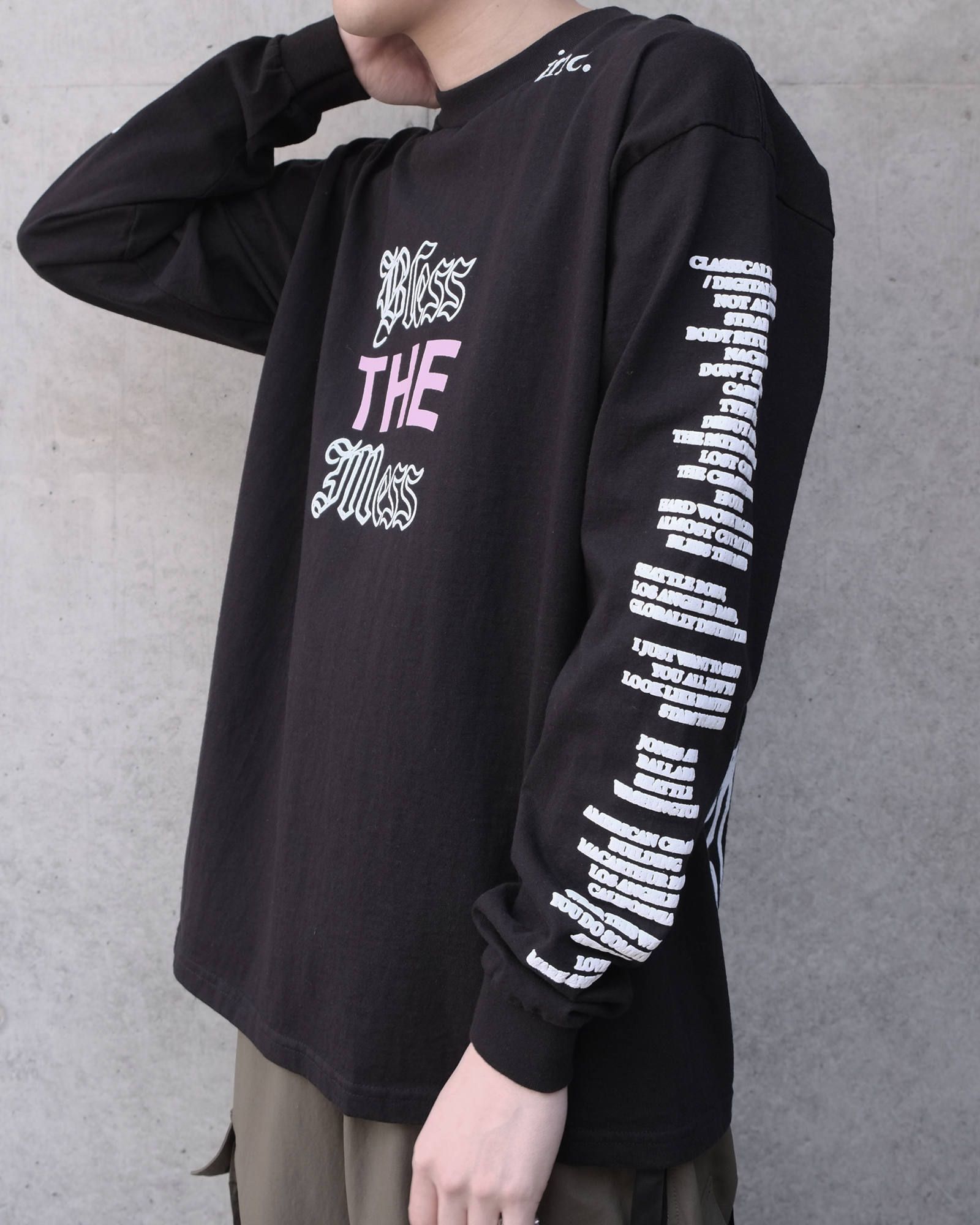 Bless The Mess Long T Shirt