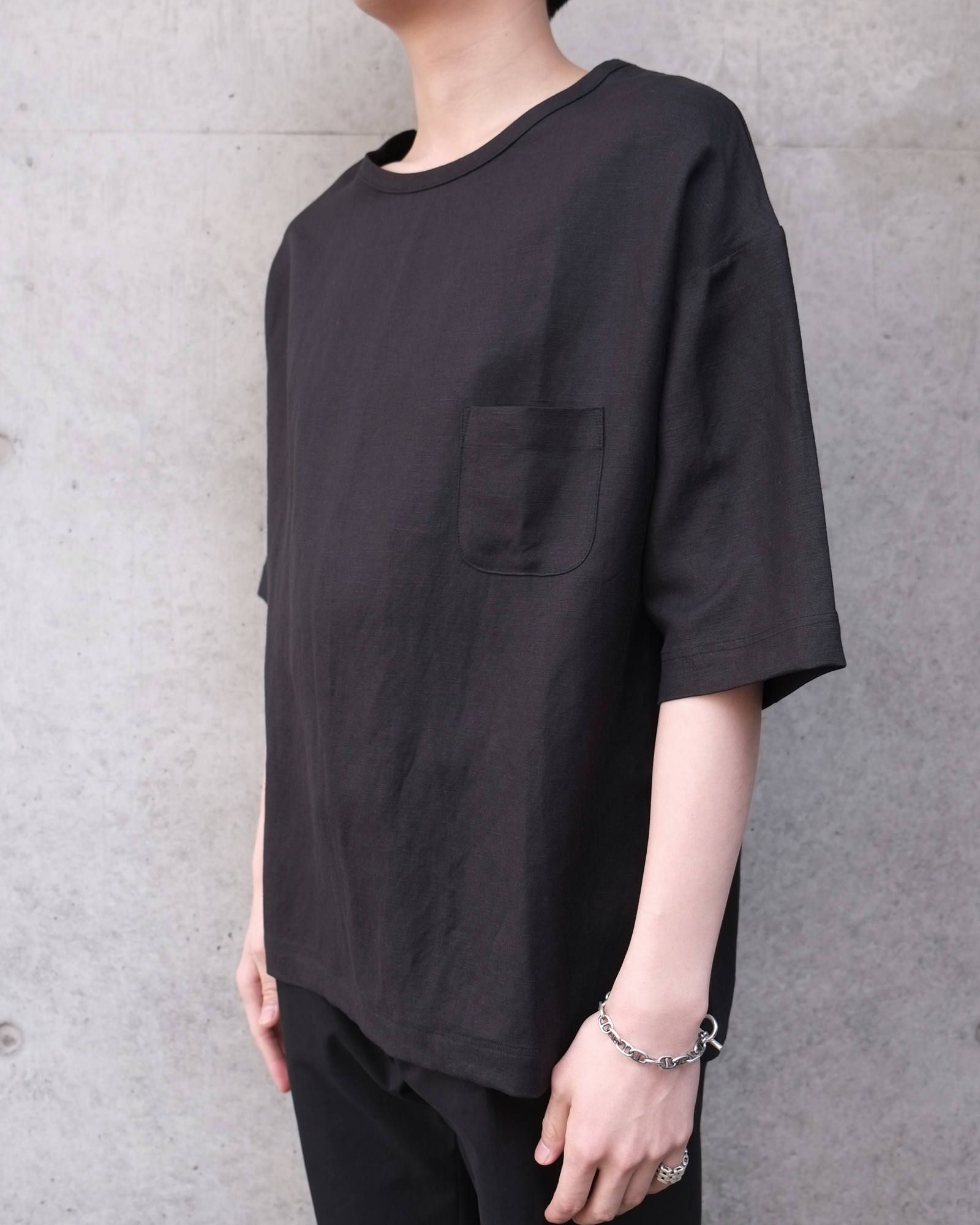 linen rayon t-shirt.