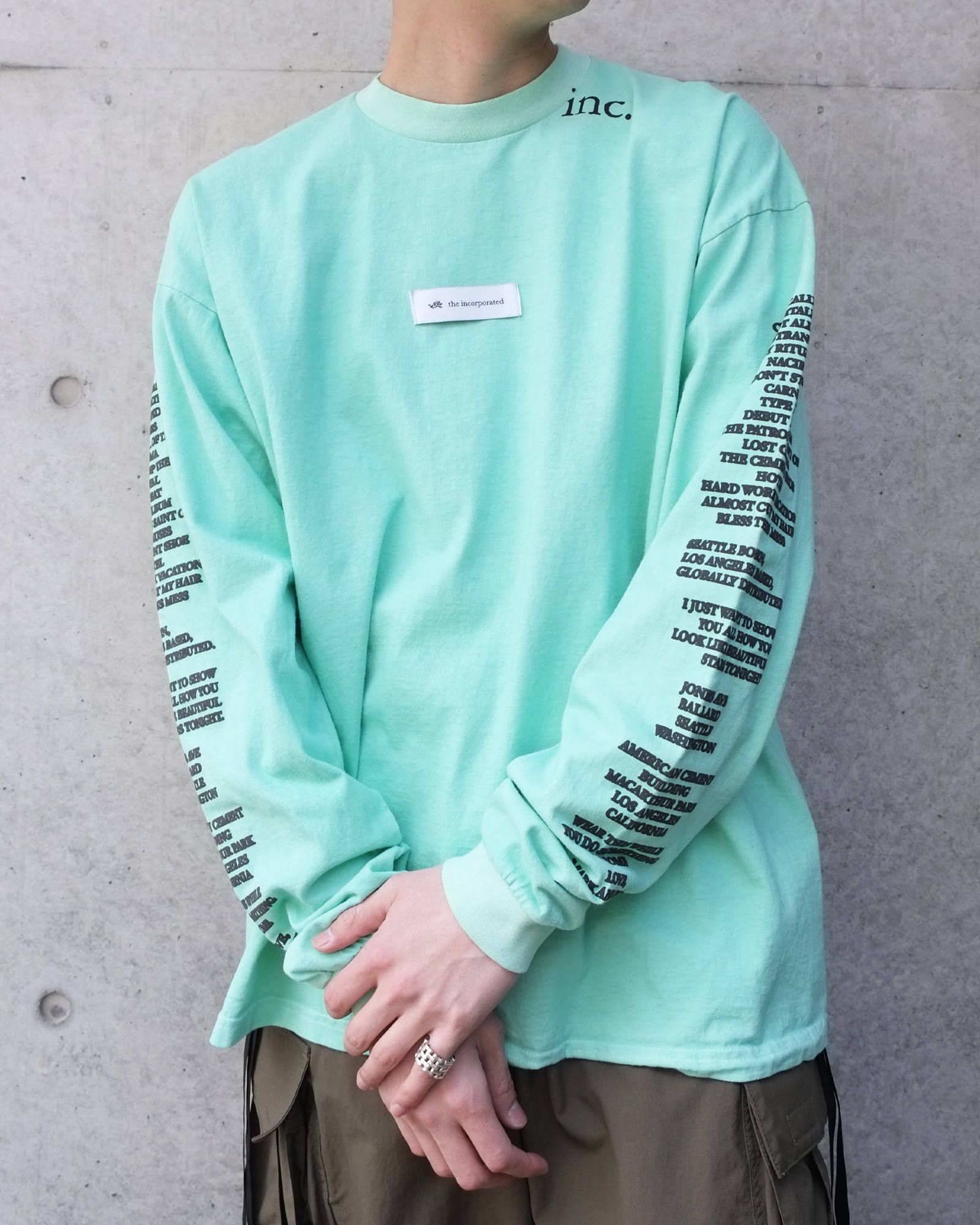 The incorporated - The Label Long T Shirt | fakejam