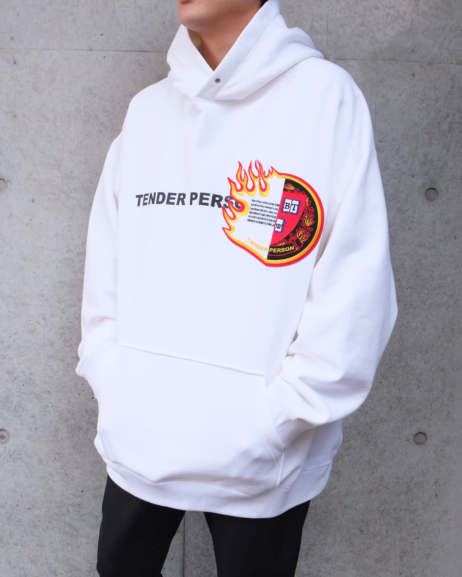 TENDER PERSON - Emblem Hoodie | fakejam