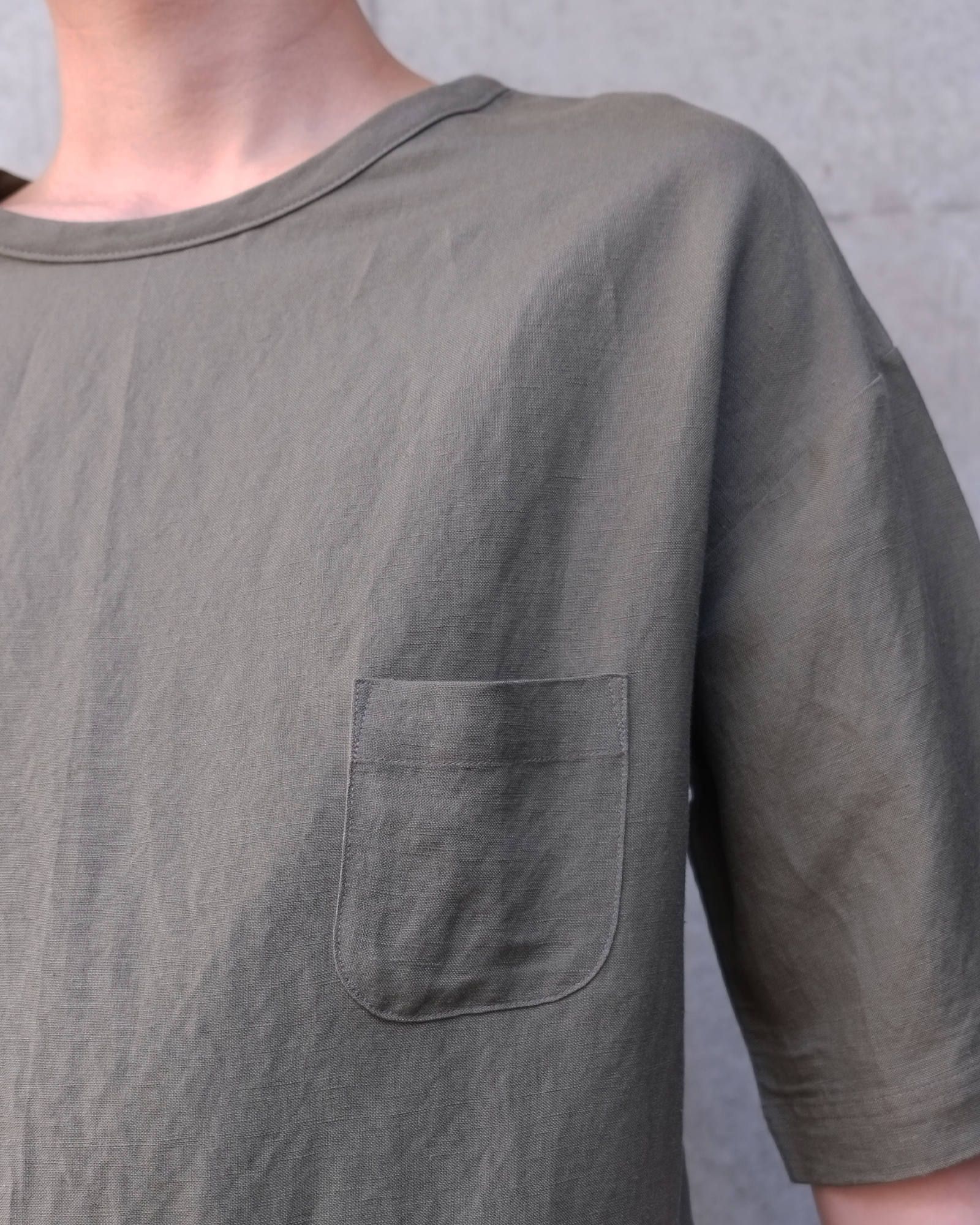 linen rayon t-shirt.