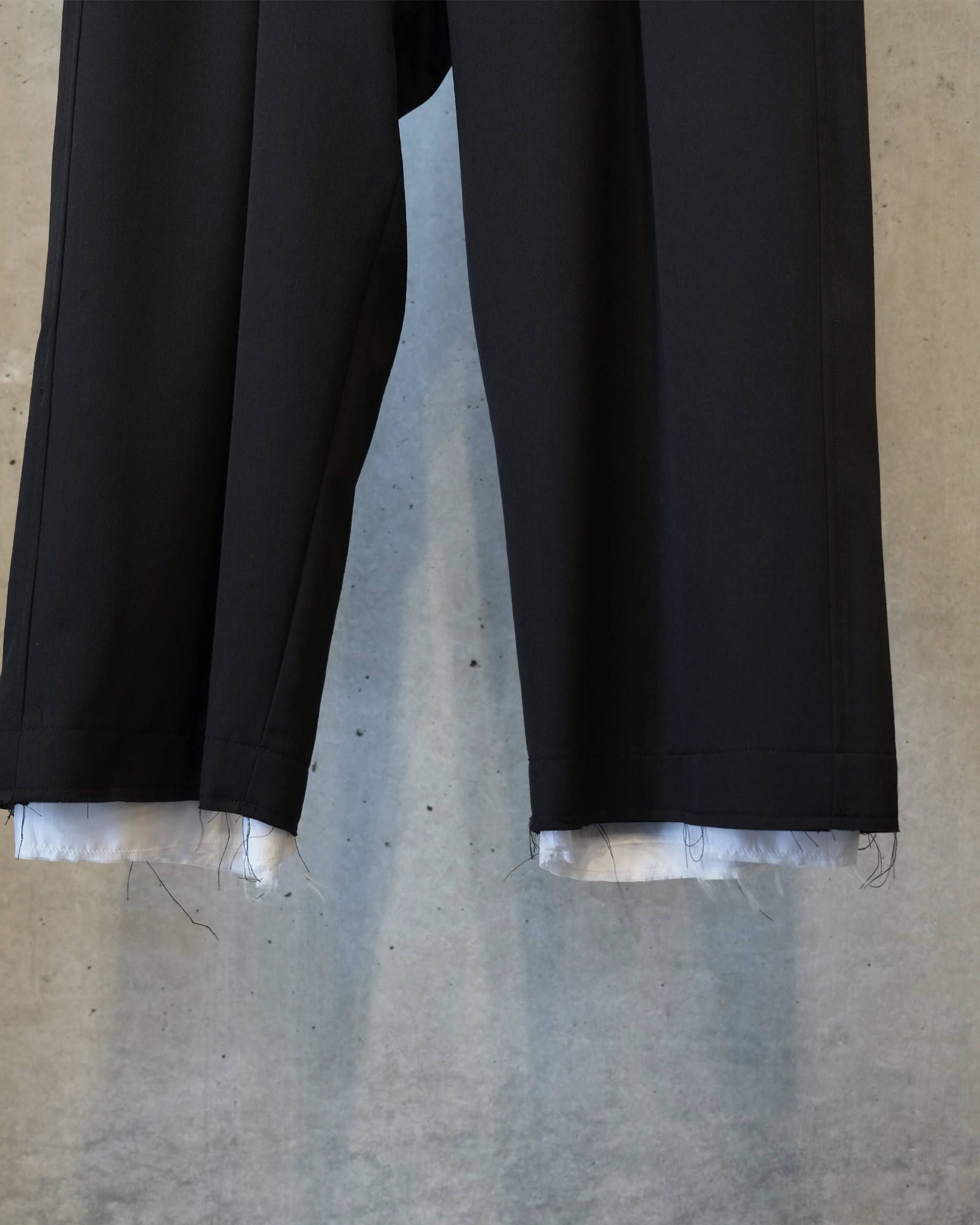 sulvam - Gabardine classic pants | fakejam