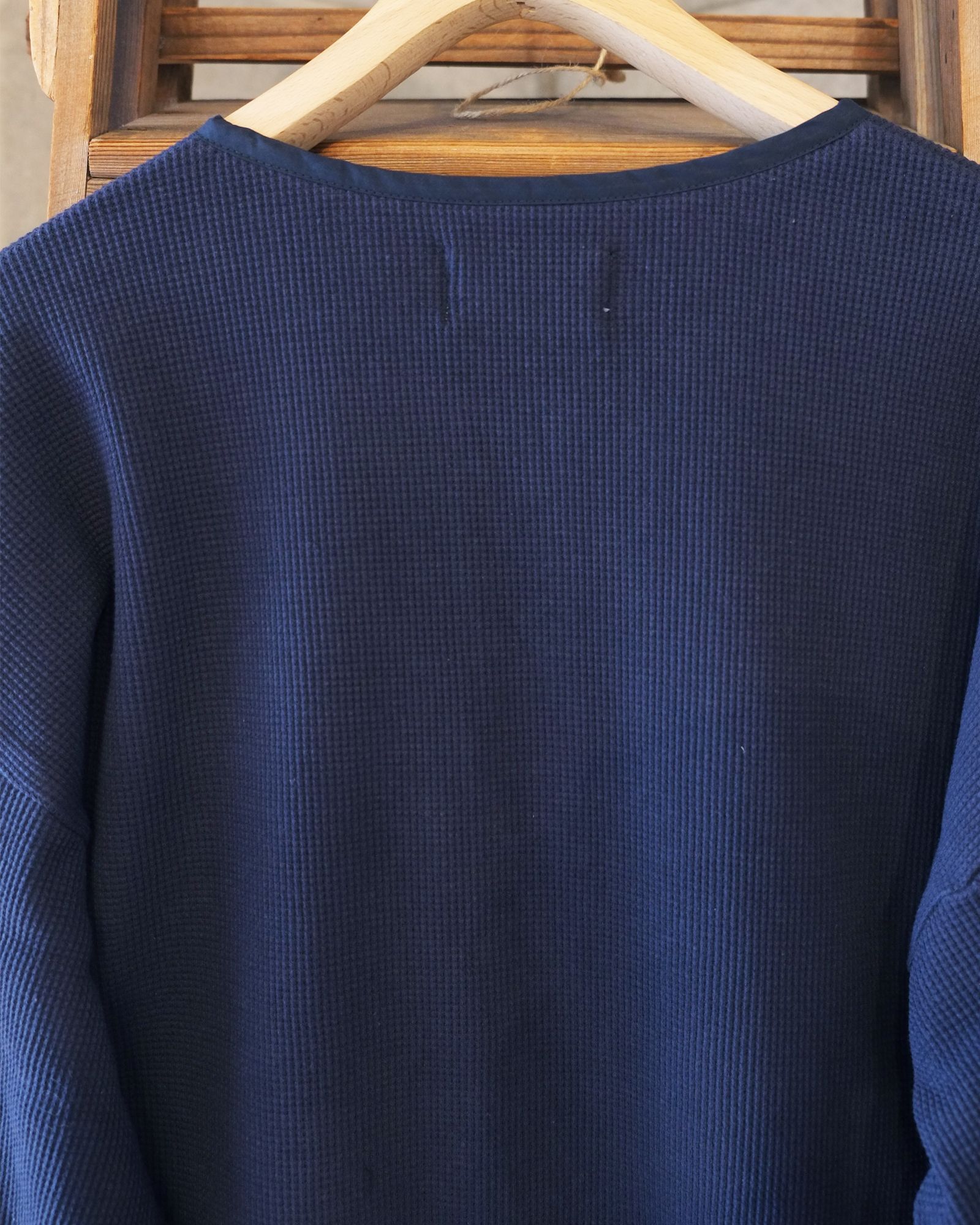 Double Henley L/S Tee / ヘンリー ロングスリーブTシャツ / ネイビー / PD-262-LCS-041