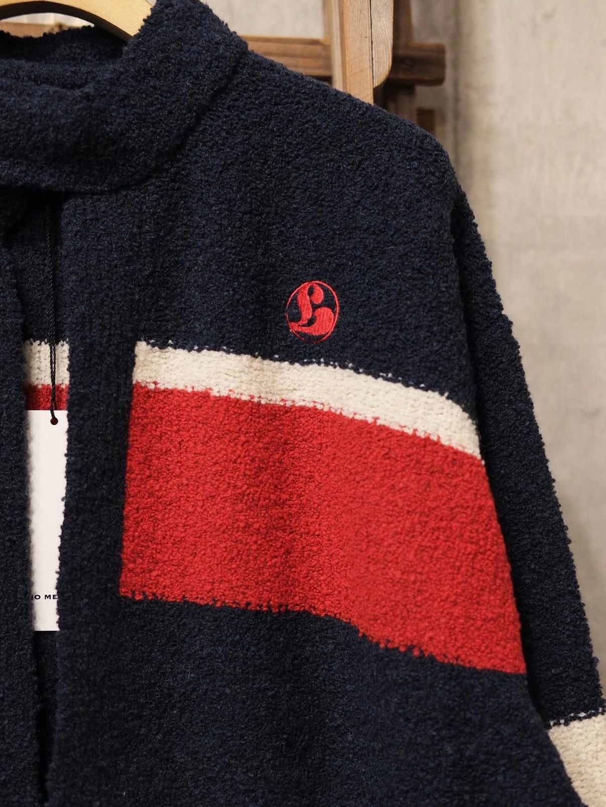 Knit Racing Cardigan