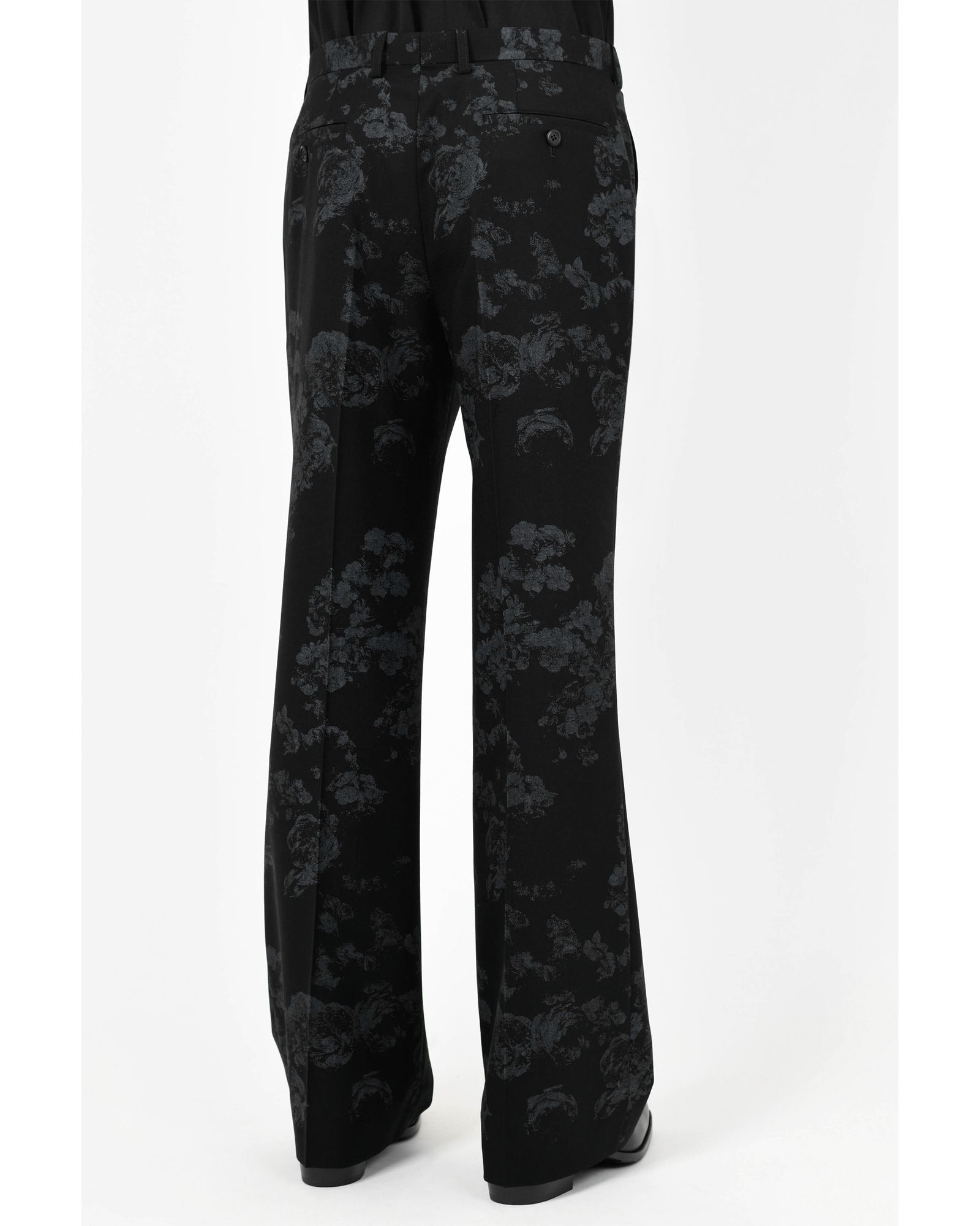 New Rose Mix Slim Flare Slacks