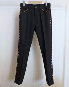 【定番デザイン】Laser Stitch Wrancher Pants / デニム / 細身シルエット / メンズ