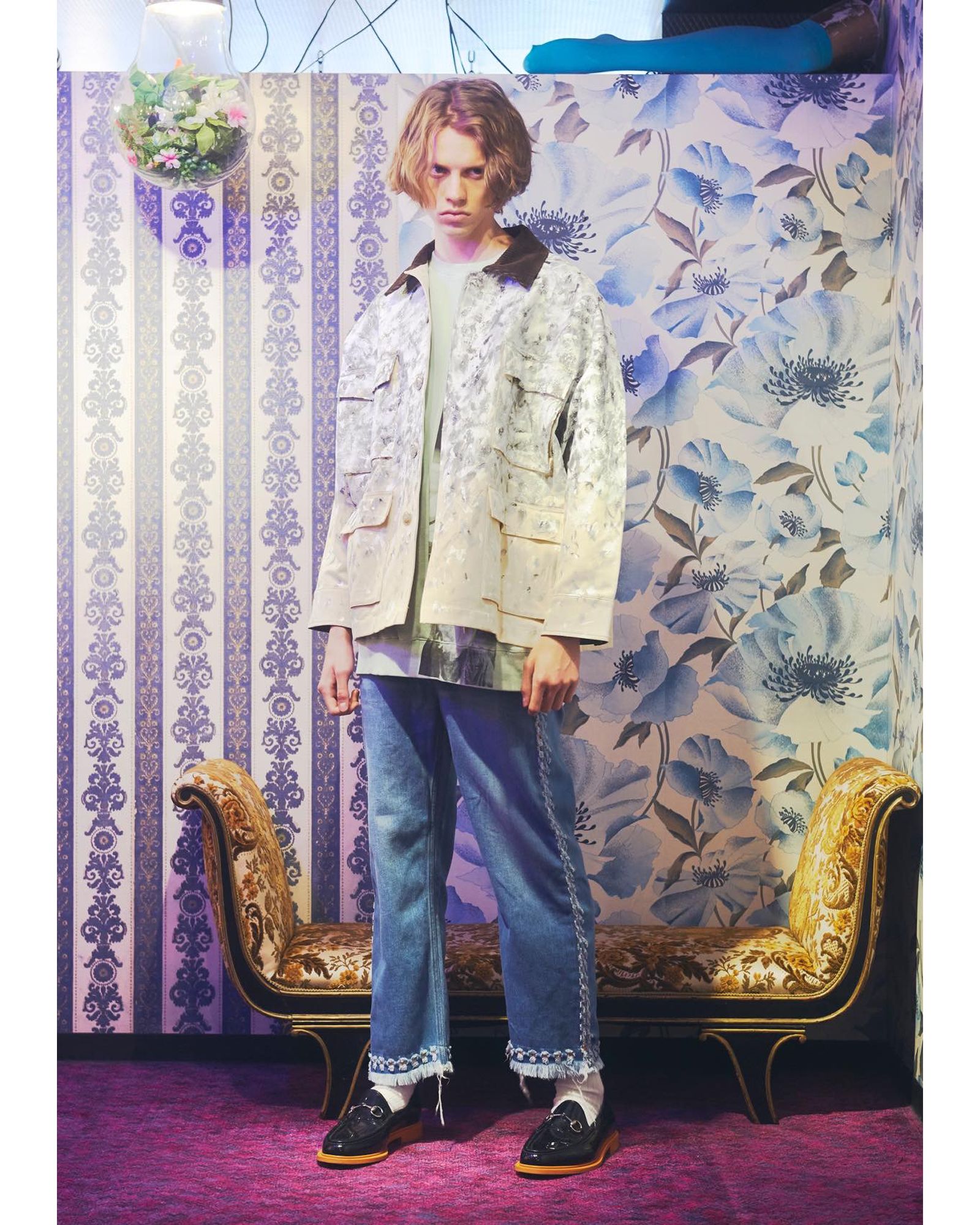 Laser Stitch Jeans