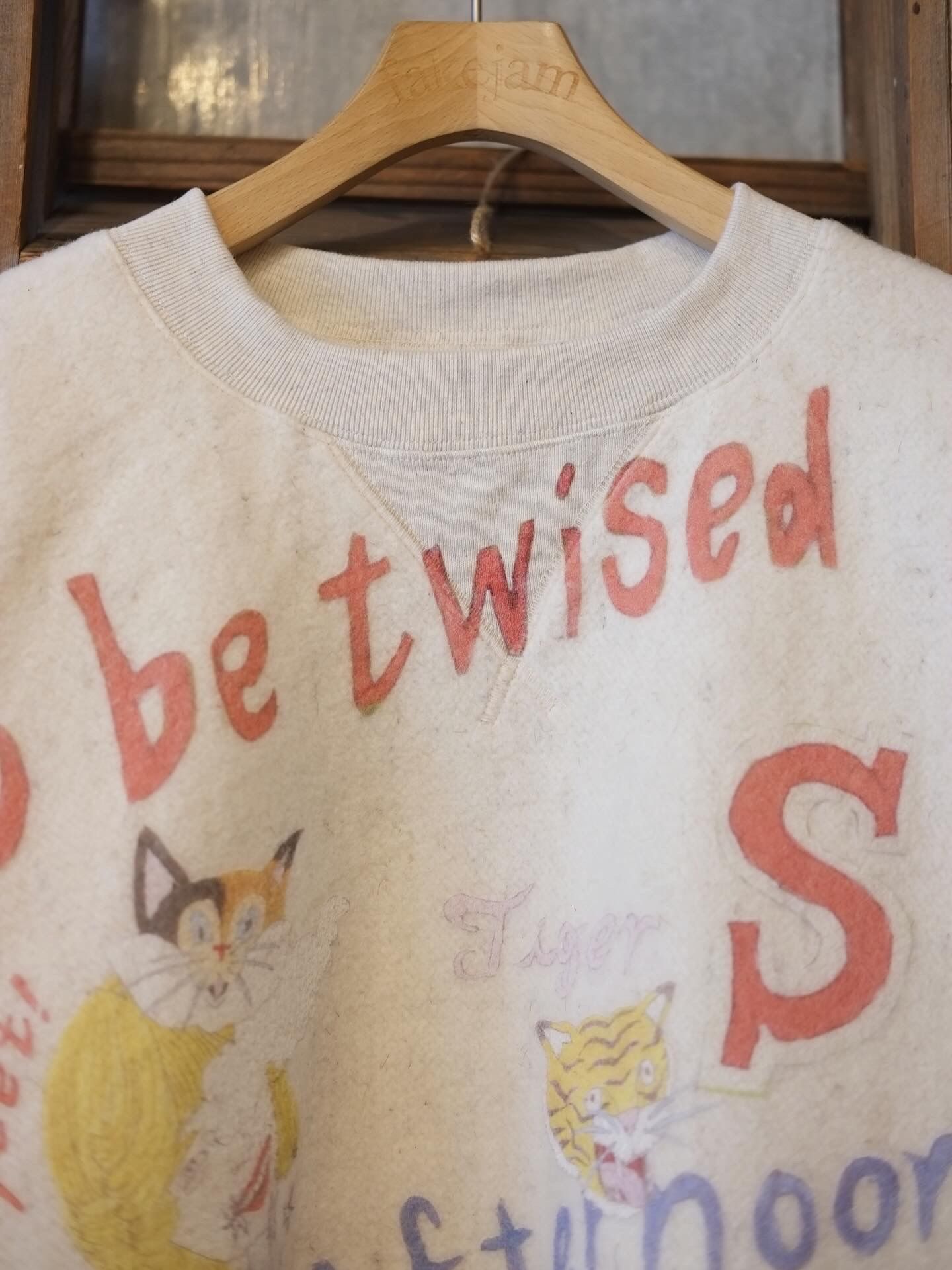 Graffiti Wool Sweat Shirt Ver,Ridawo