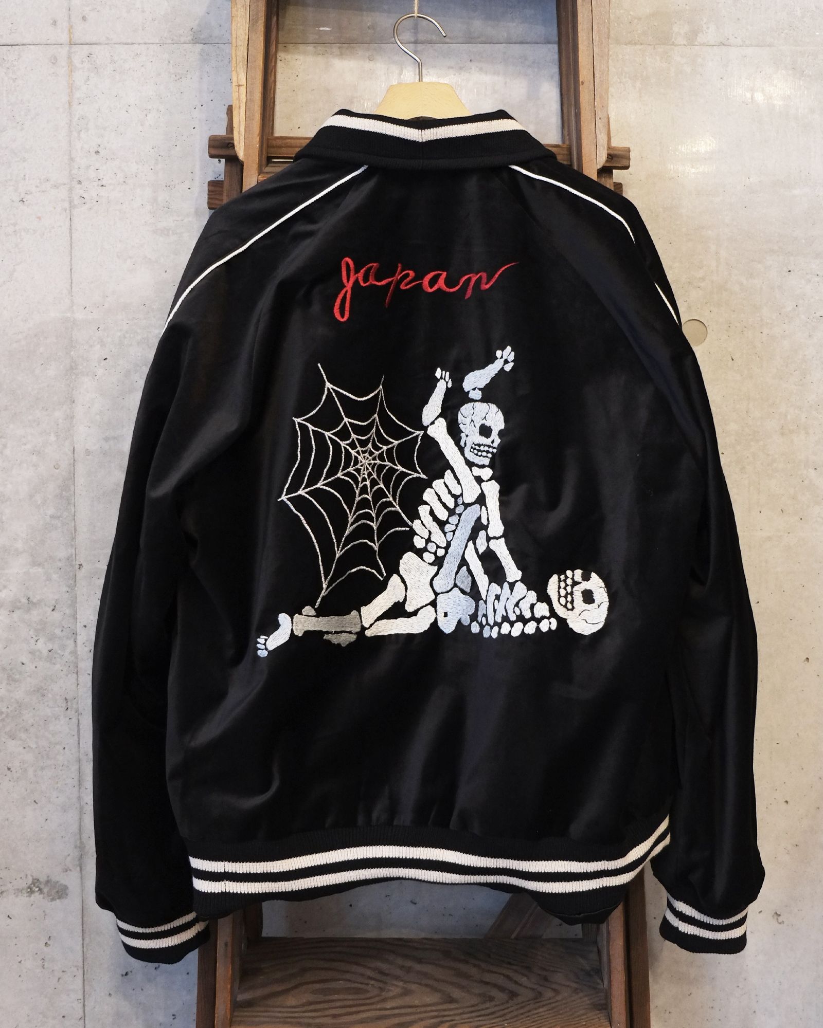 MINUS x A PUZZLING HOME Souvenir Racing Jacket(TWO FACE) / スカジャン レーシングジャケット / ブラック / M-P4-XA1