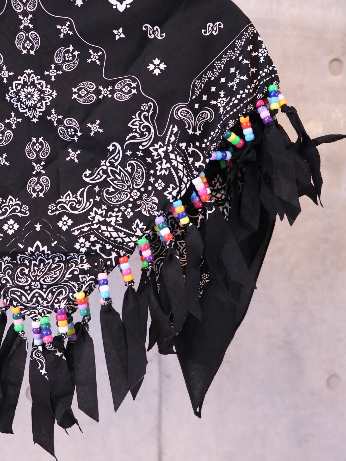 Bigsize Heart Fringe Bandana