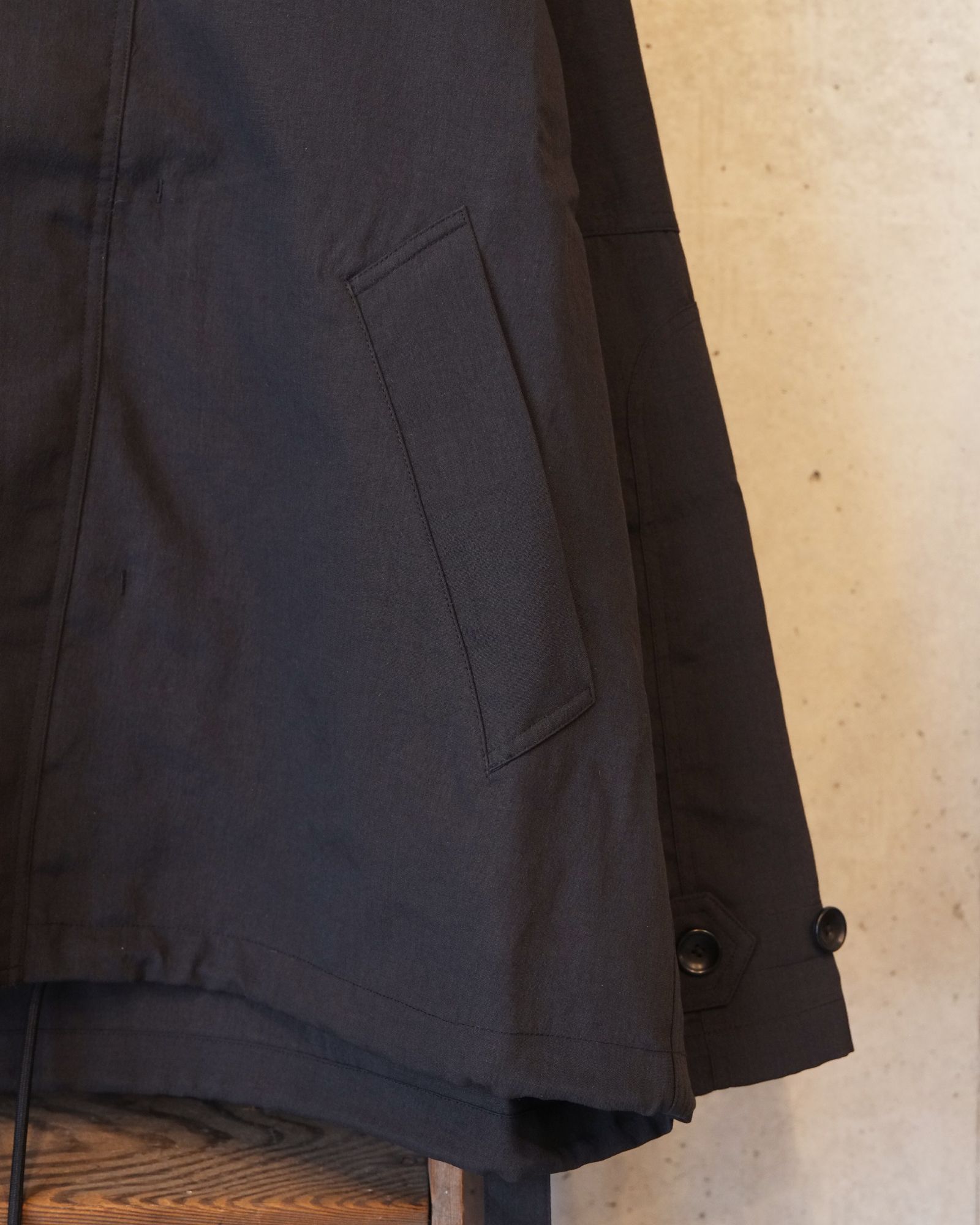Desert Cloth Neutral Hooded Blouson / ブルゾン / ブラック / MW-JKT26102